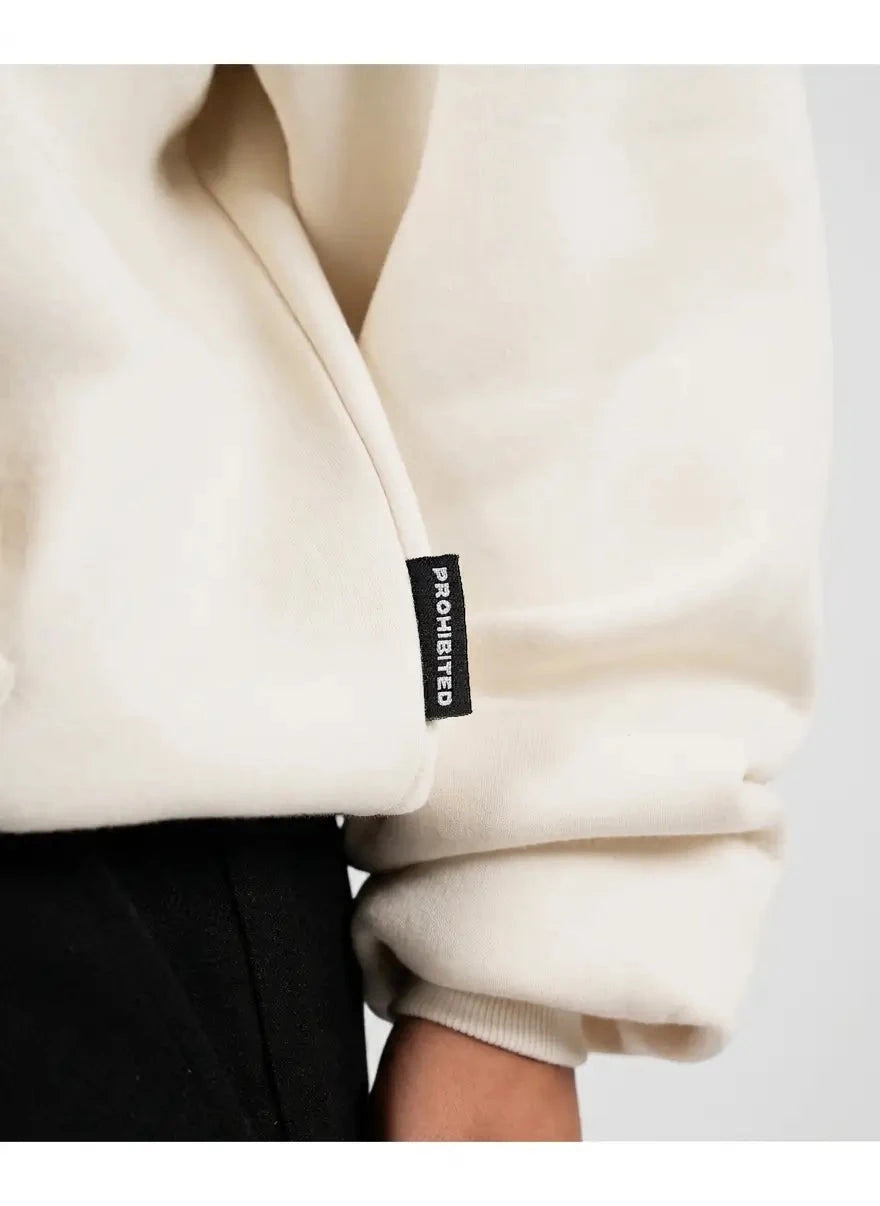 Prohibited 10110 Cream Hoodie - Subwear