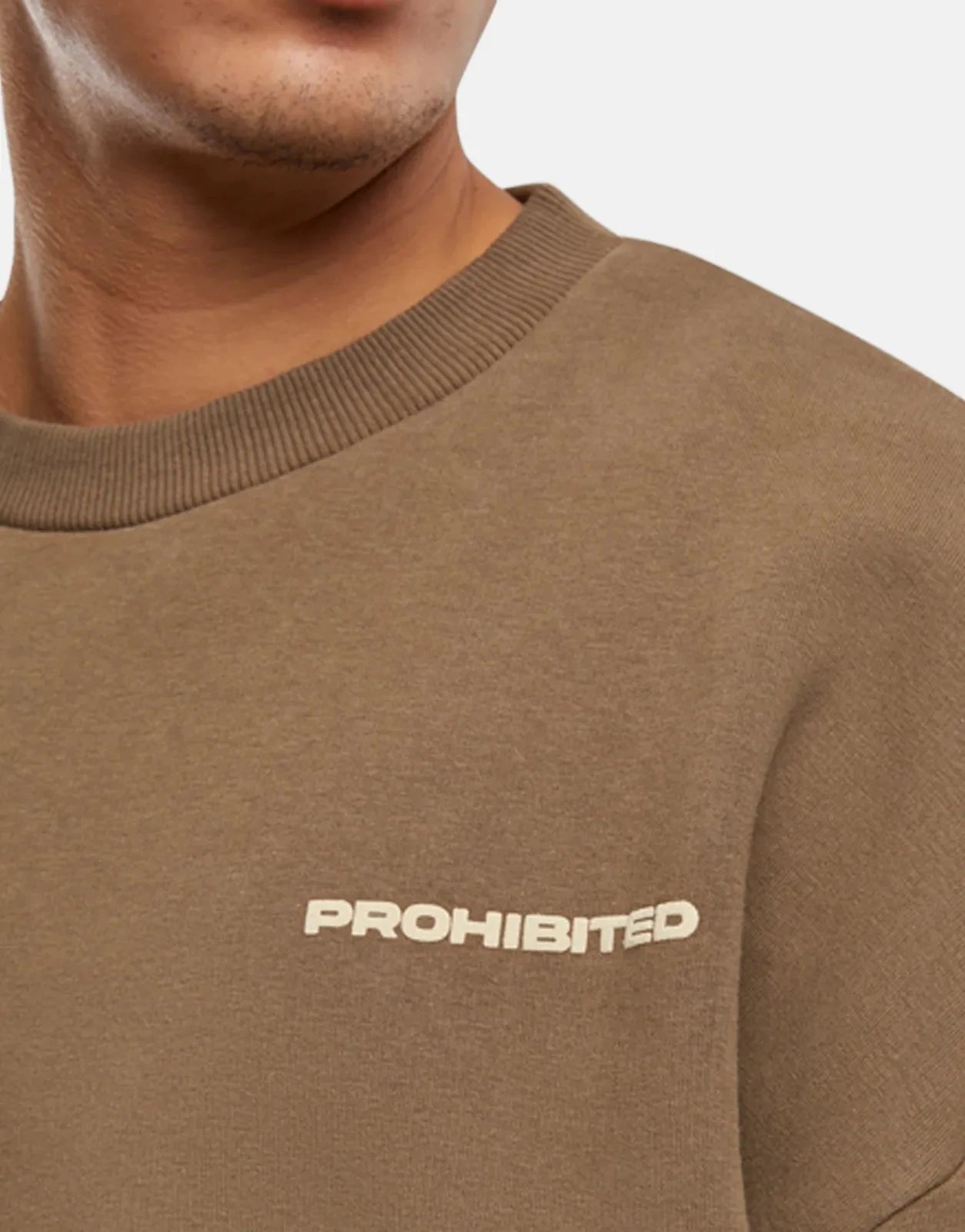 Prohibited 10119 Crew Neck Mokka Sweatshirt - Subwear