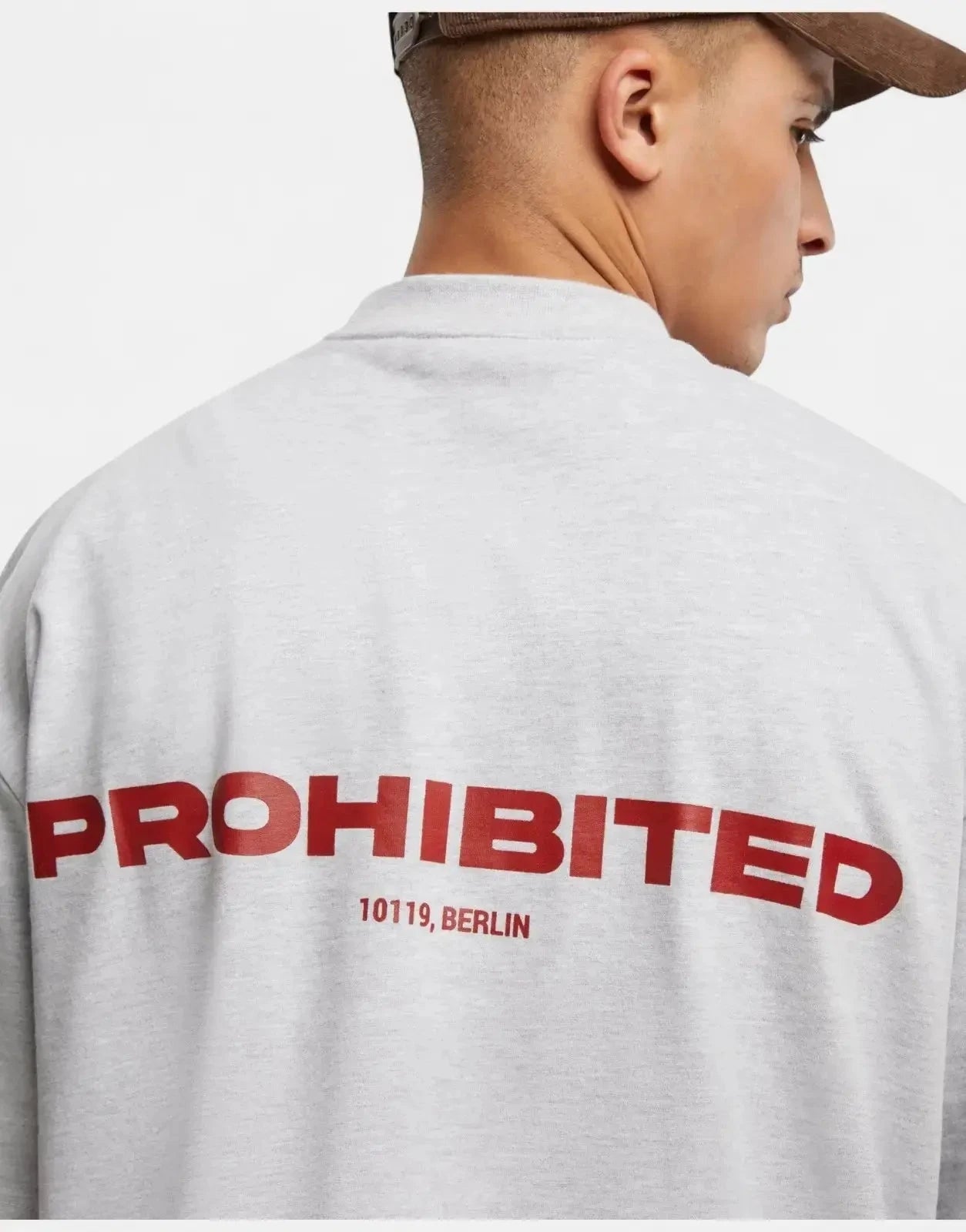 Prohibited 10119 Grey Melange T-Shirt - Subwear