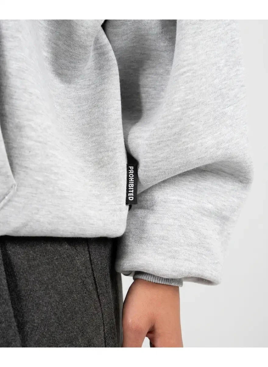 Prohibited Berlin Grey Melange Hoodie - Subwear
