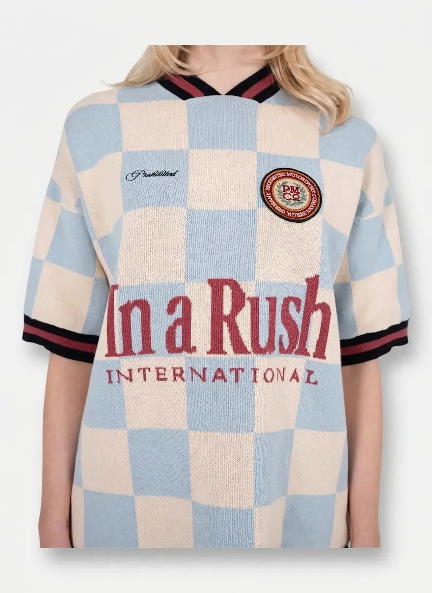 Prohibited Blue Knit Trikot - Subwear