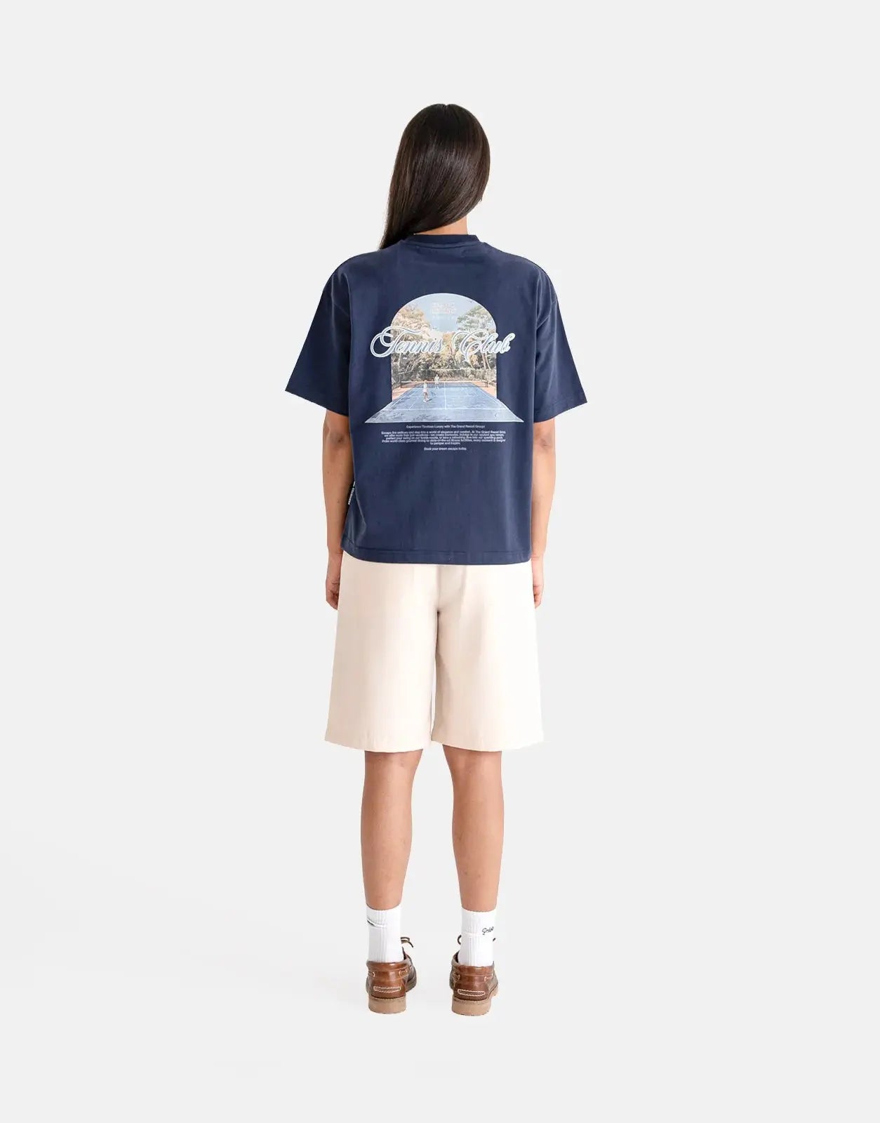 Prohibited Grand Match Tennis Navy T-Shirt - Subwear