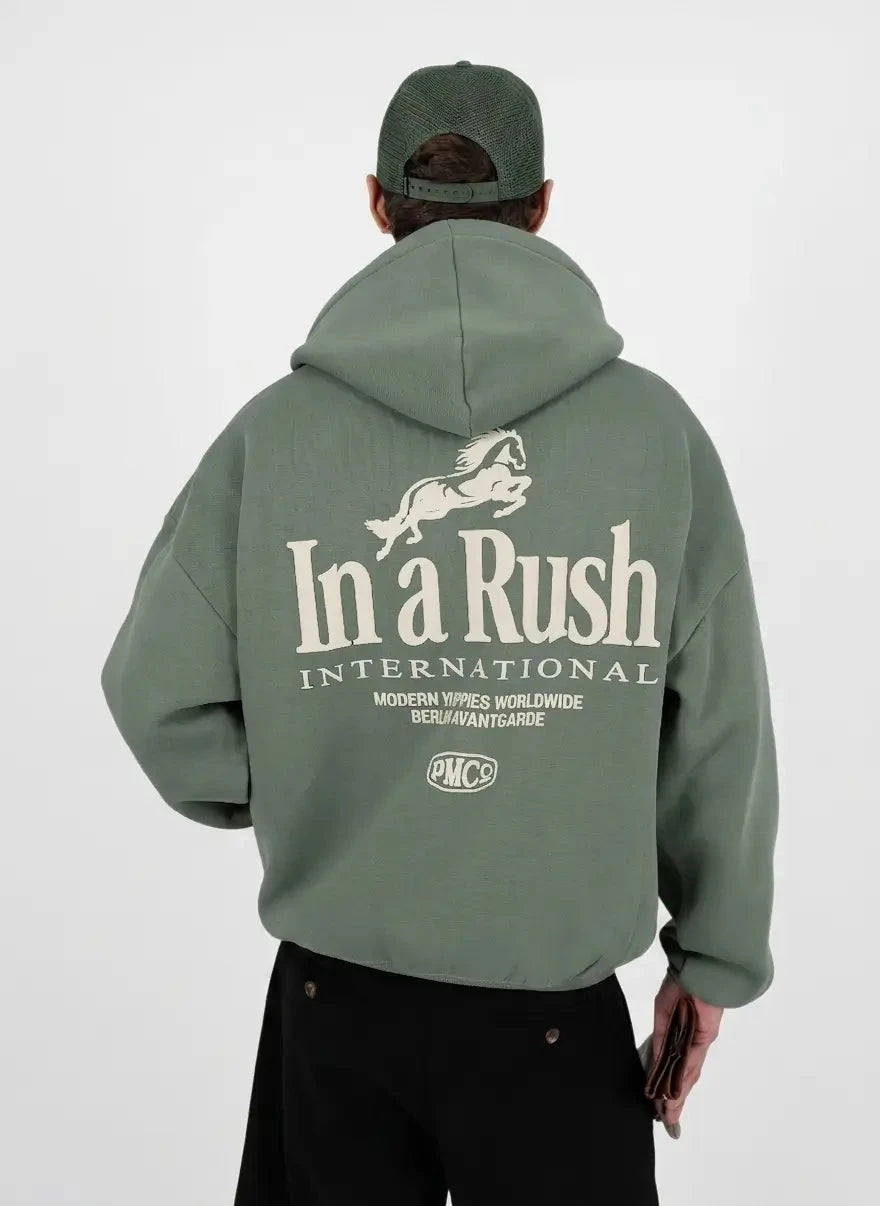 Prohibited Horse Racer Green Hoodie - Subwear