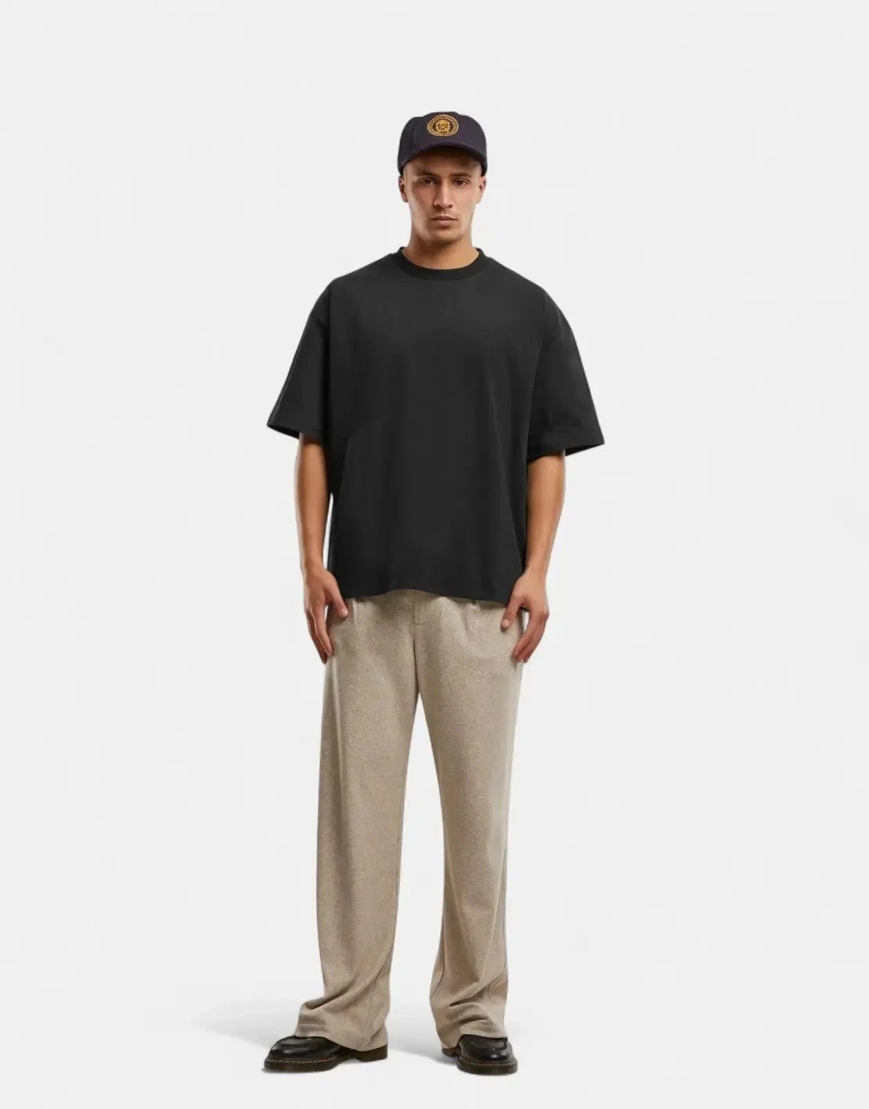 Prohibited Oversized Black T-Shirt - Subwear