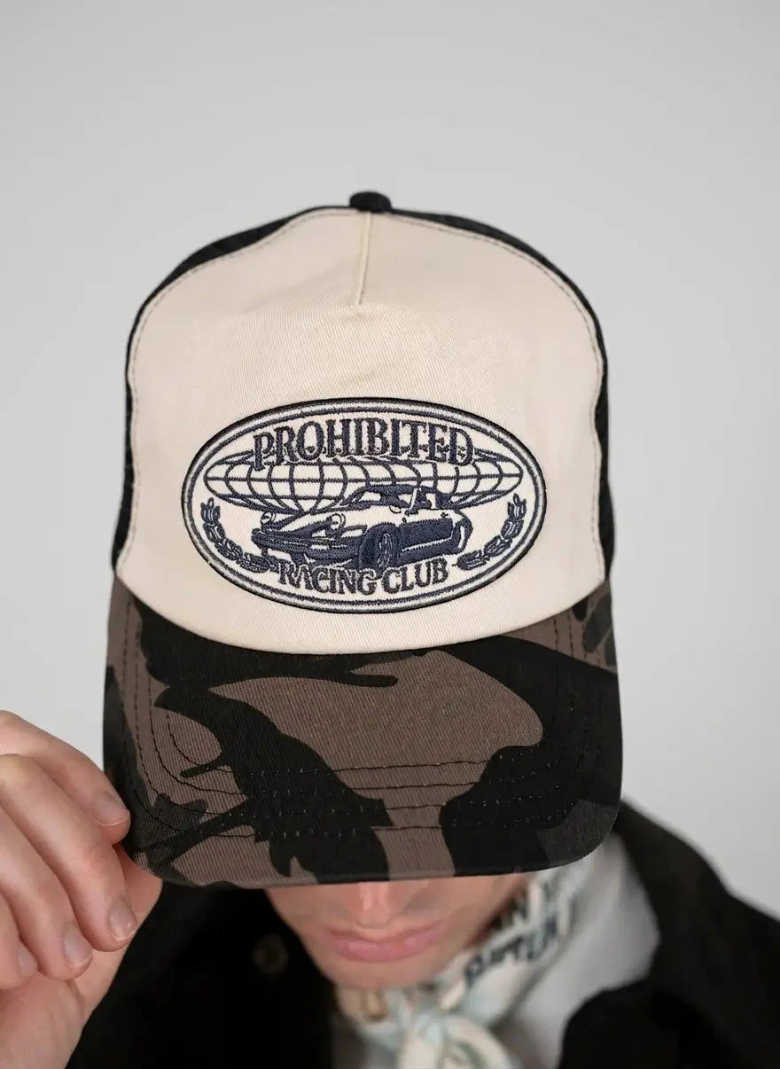 Prohibited Racecore Camouflage Trucker Cap - Subwear