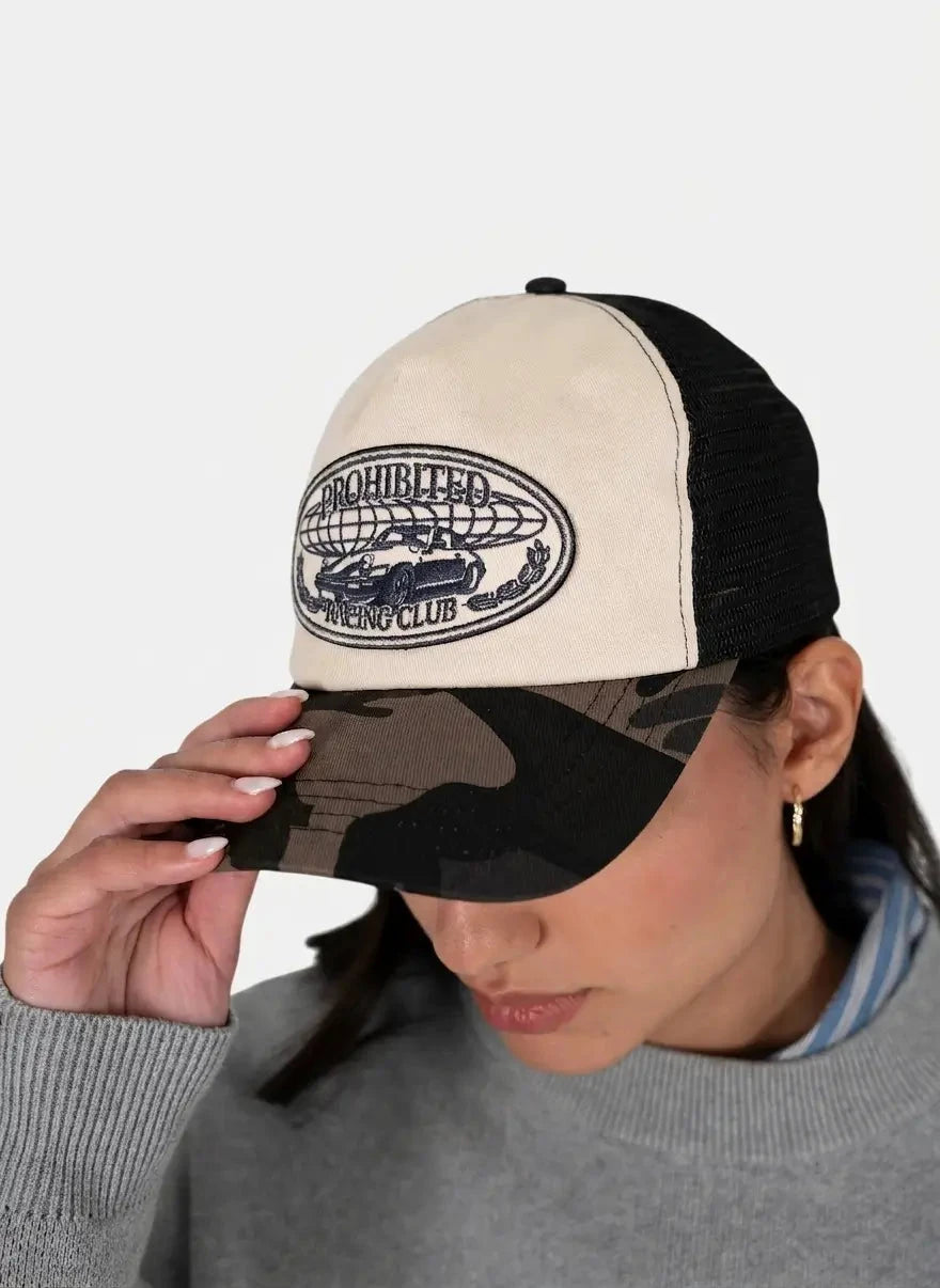 Prohibited Racecore Camouflage Trucker Cap - Subwear