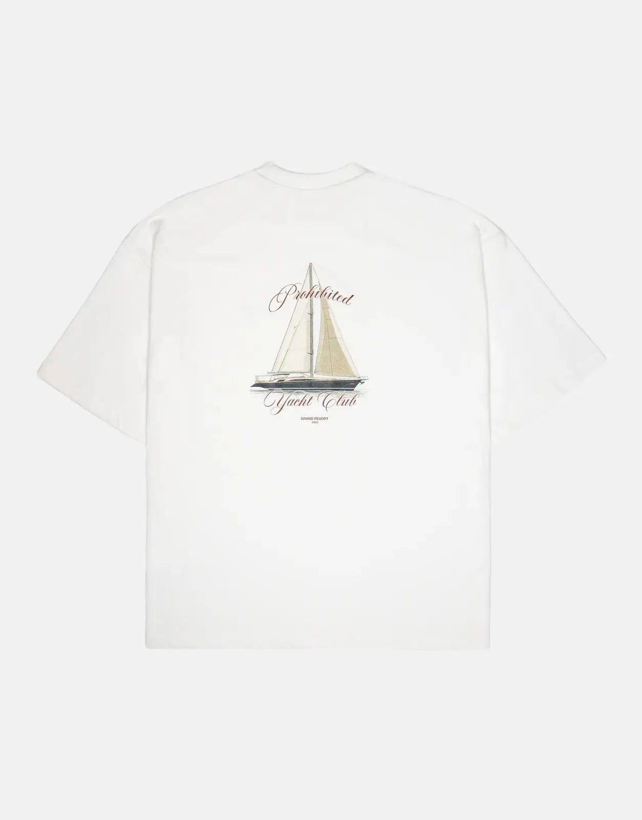 Prohibited Yacht Off-White T-Shirt - Subwear