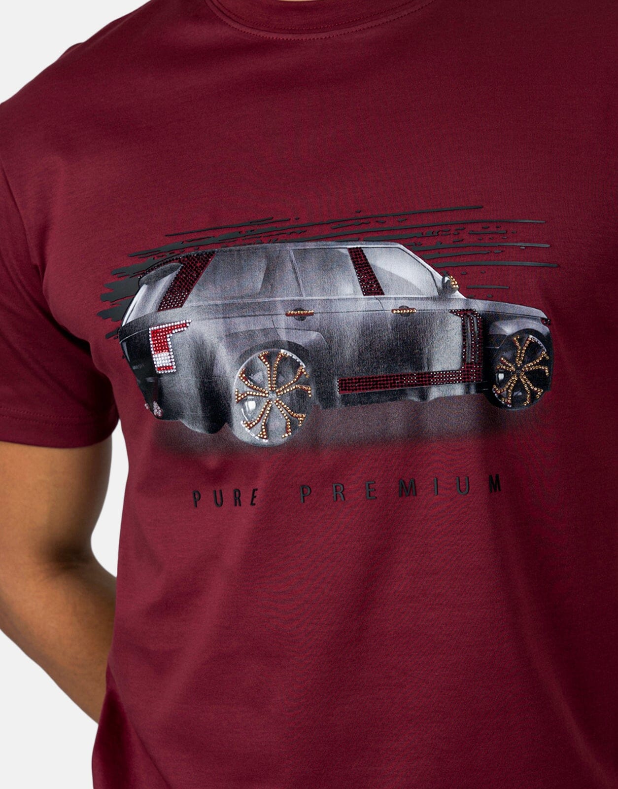 Pure Premium Carro R Burgundy T-Shirt - Subwear