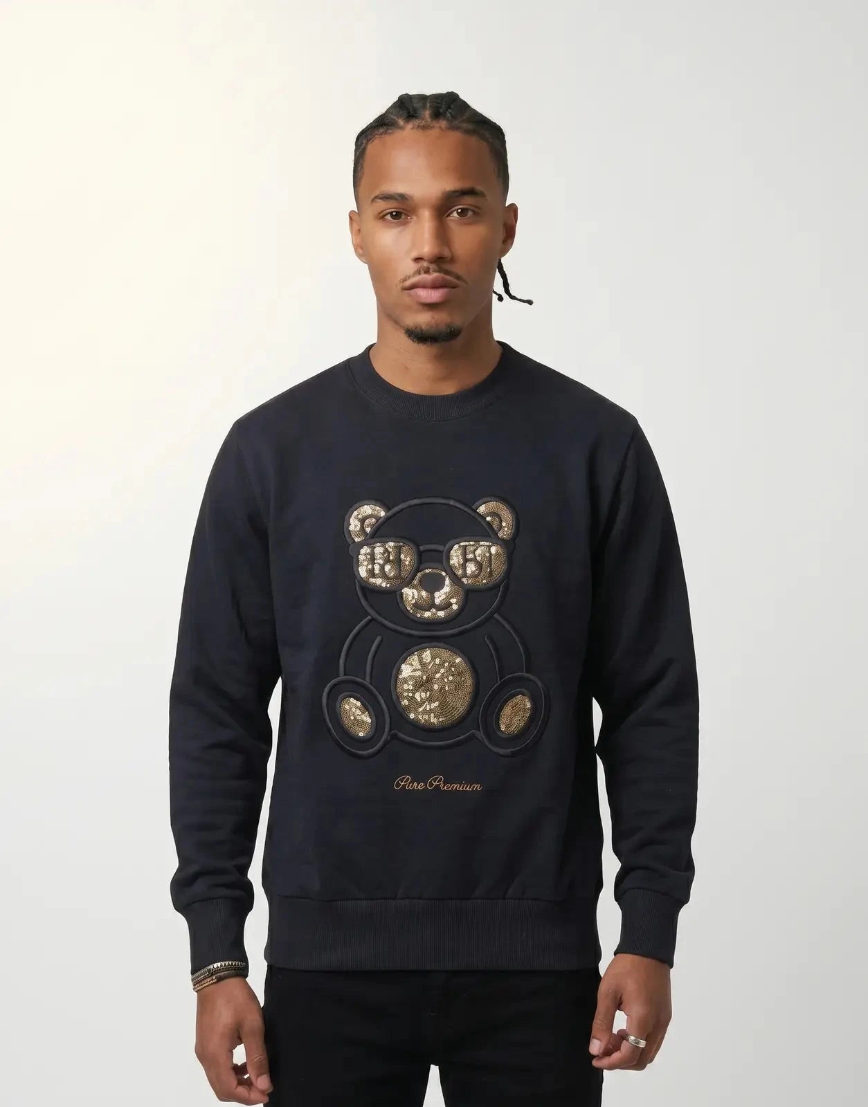 Pure Premium Ritmo Black Sweatshirt - Subwear