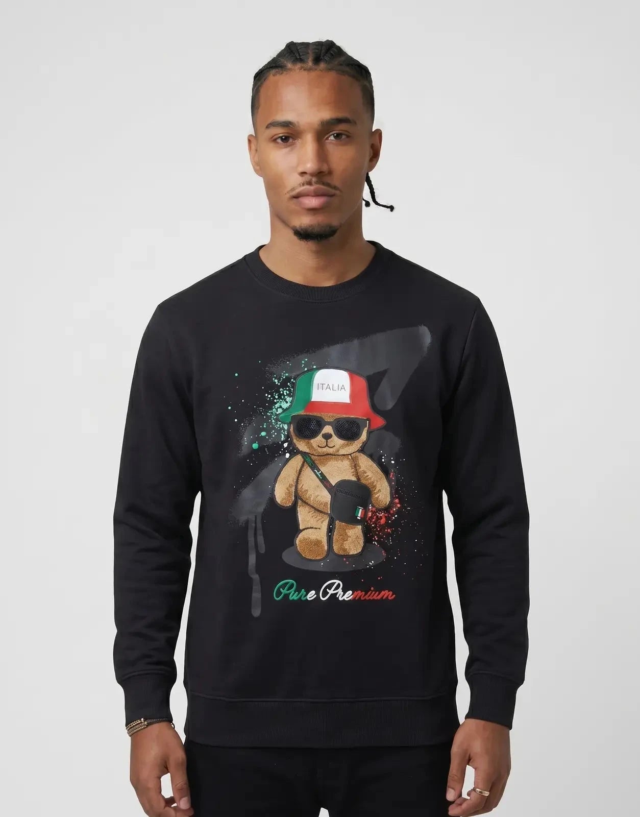 Pure Premium Vento Black Sweatshirt - Subwear
