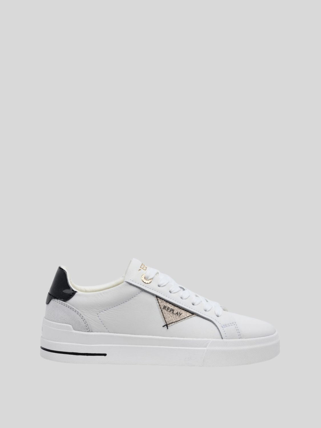 Replay Evan W Pop White/Black Sneakers - Subwear