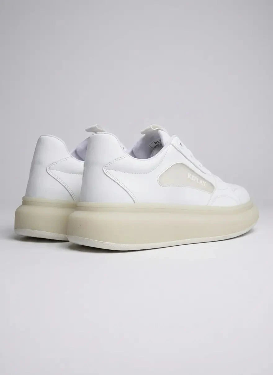 Replay Glax Clear White Sneakers - Subwear