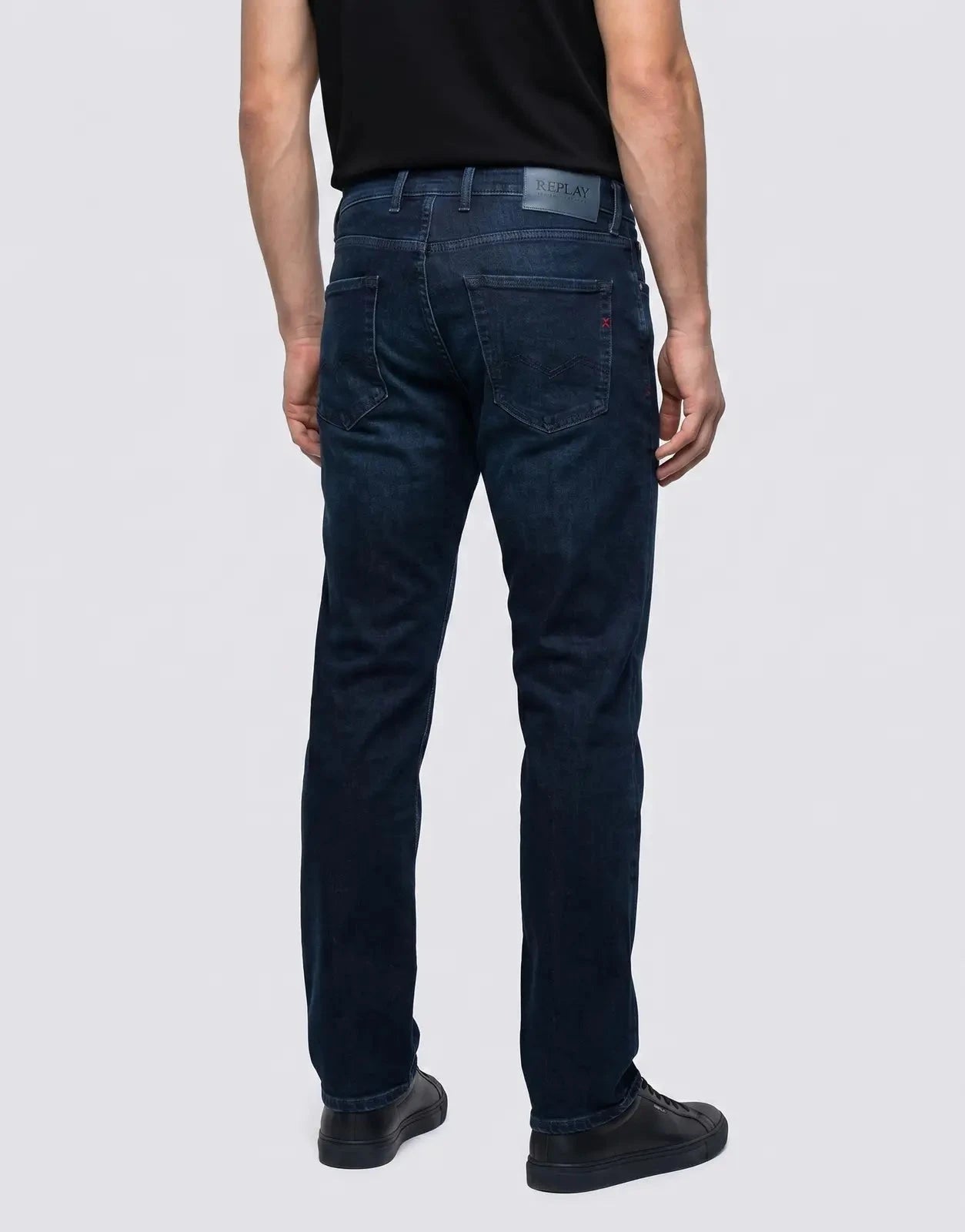Replay Groover Straight Dark Blue Jeans - Subwear