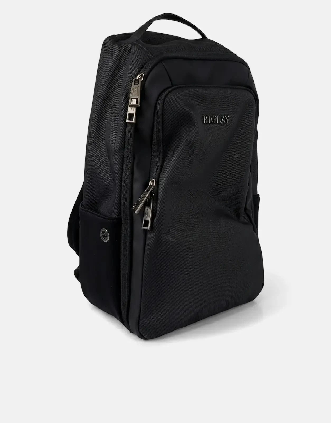 Replay Mesh Material Black Backpack - Subwear