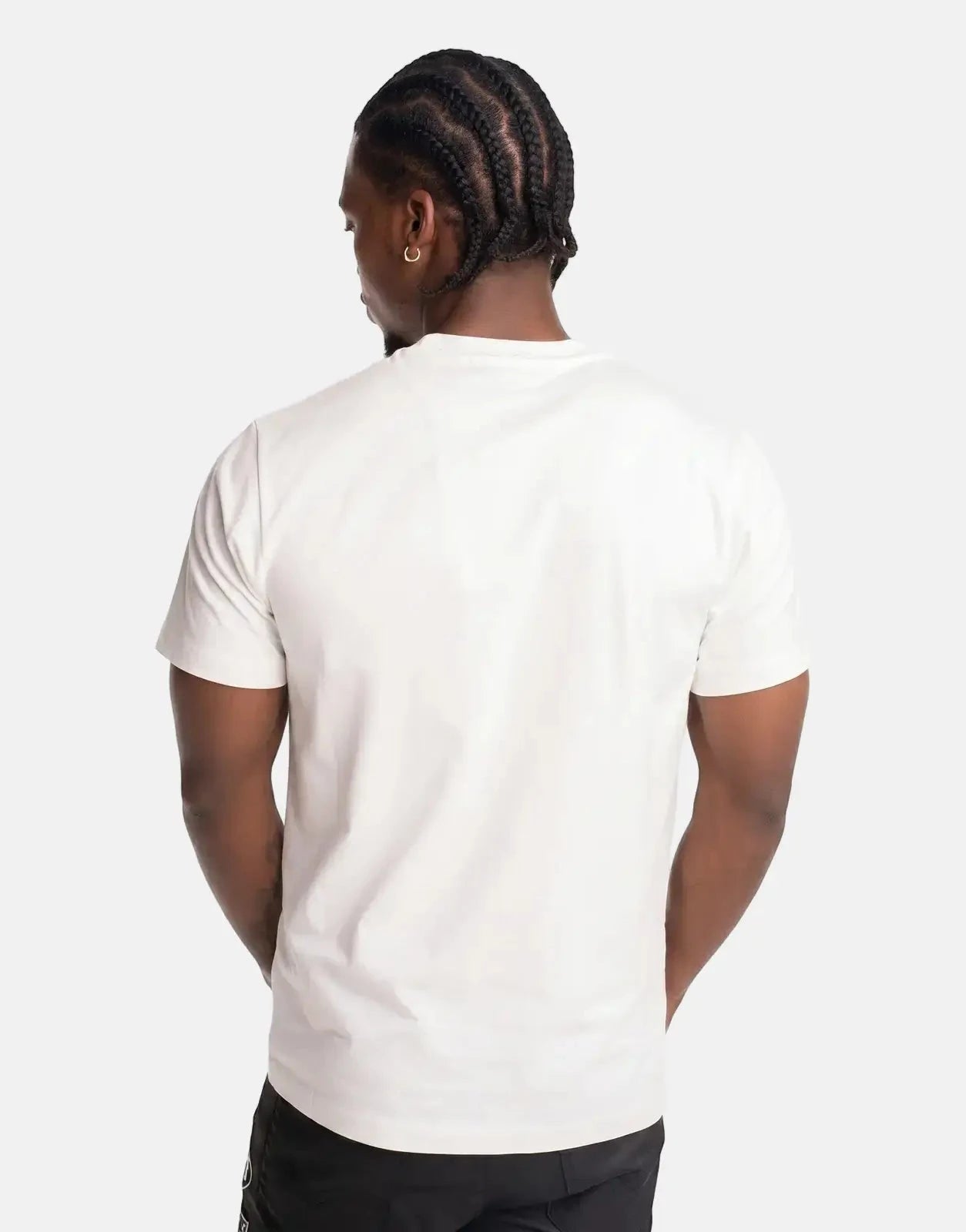 Replay Rubberised Big R Logo Natural White T-Shirt - Subwear