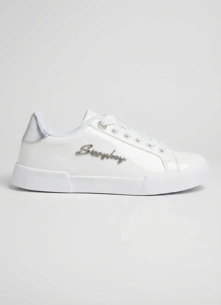 Sissy Boy Marty Patent White Sneakers - Subwear