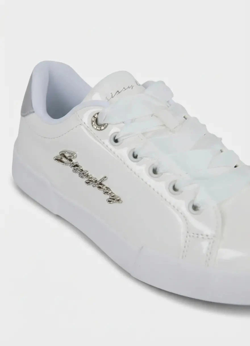 Sissy Boy Marty Patent White Sneakers - Subwear