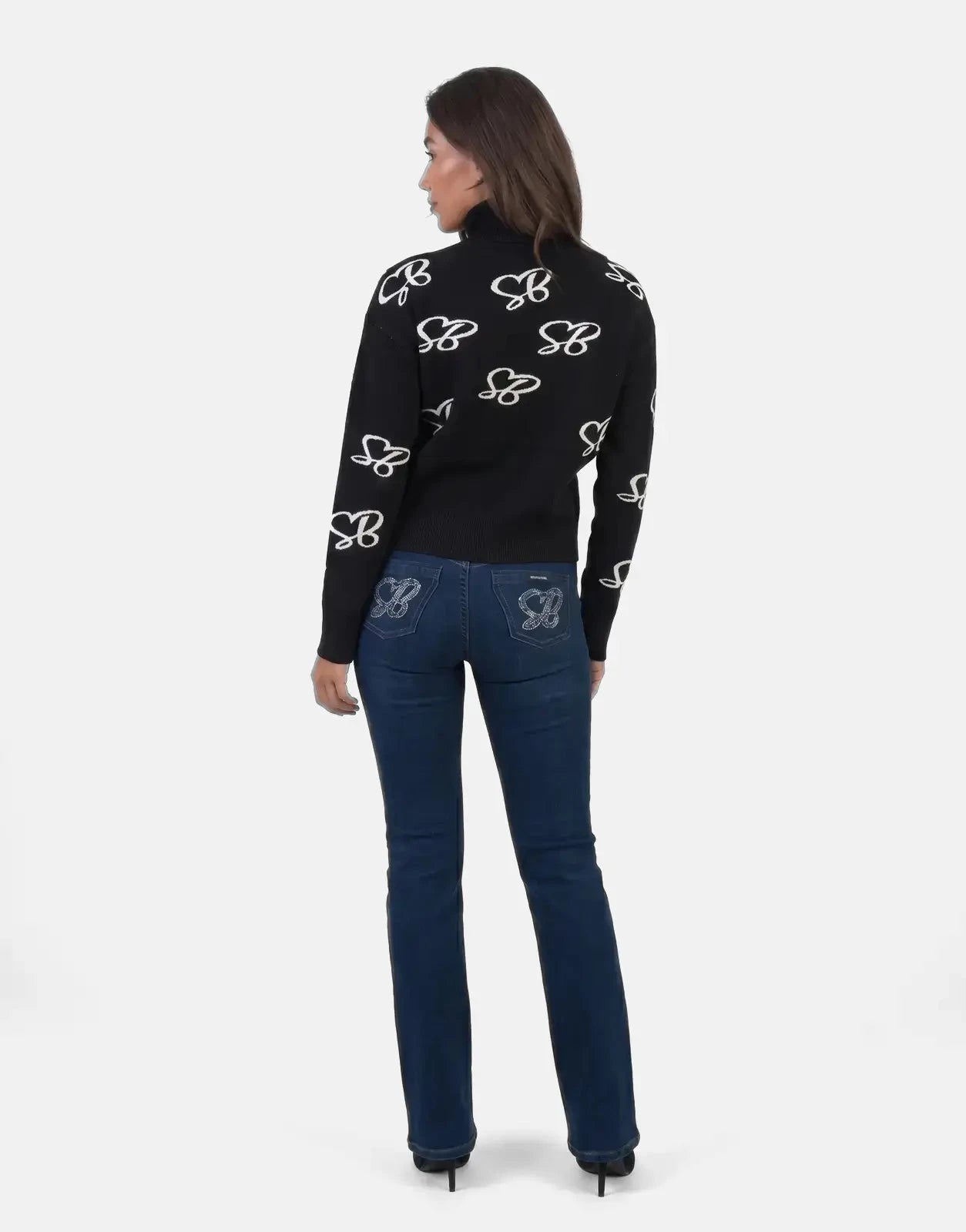 Sissy Boy New In Town Knit Black/Offwhite Sweatshirt - Subwear