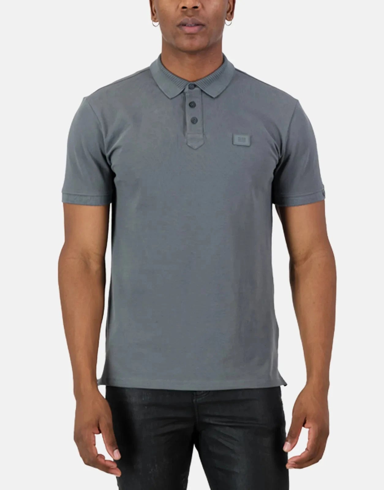 SPCC Mullen Blue/Grey Polo Shirt - Subwear
