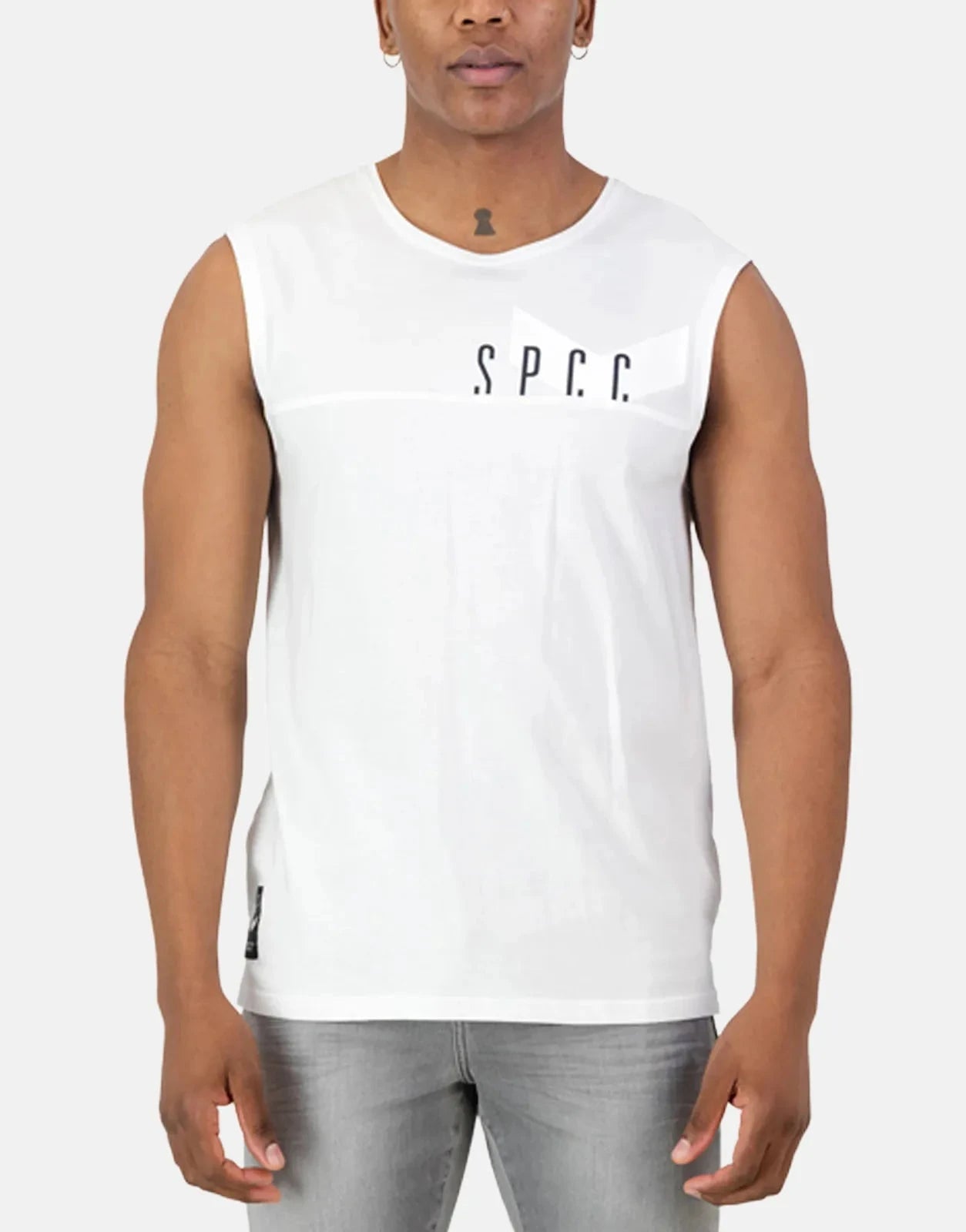 SPCC Surge Atlas Sleeveless White T-Shirt - Subwear