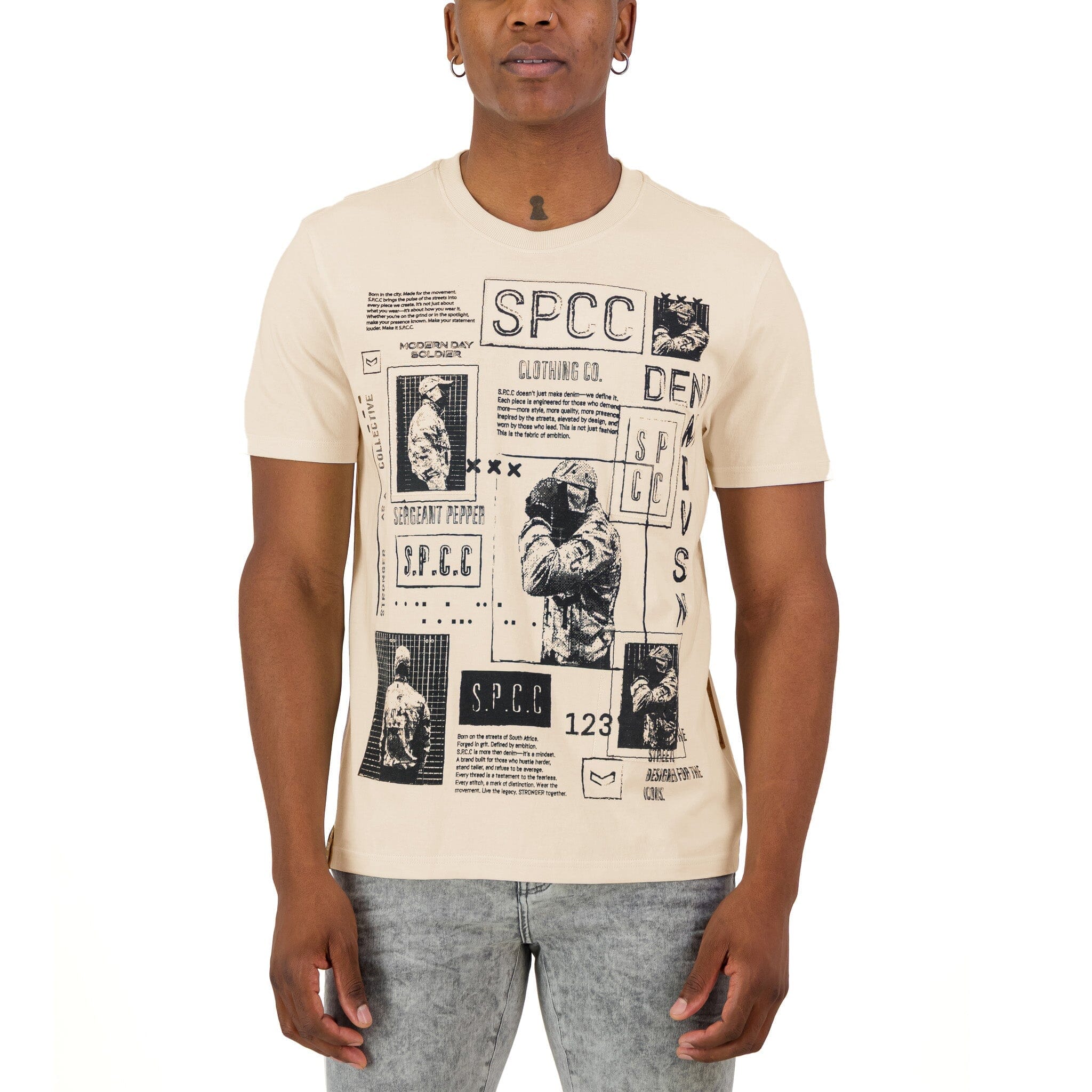 SPCC Tobias Off White T-Shirt - Subwear