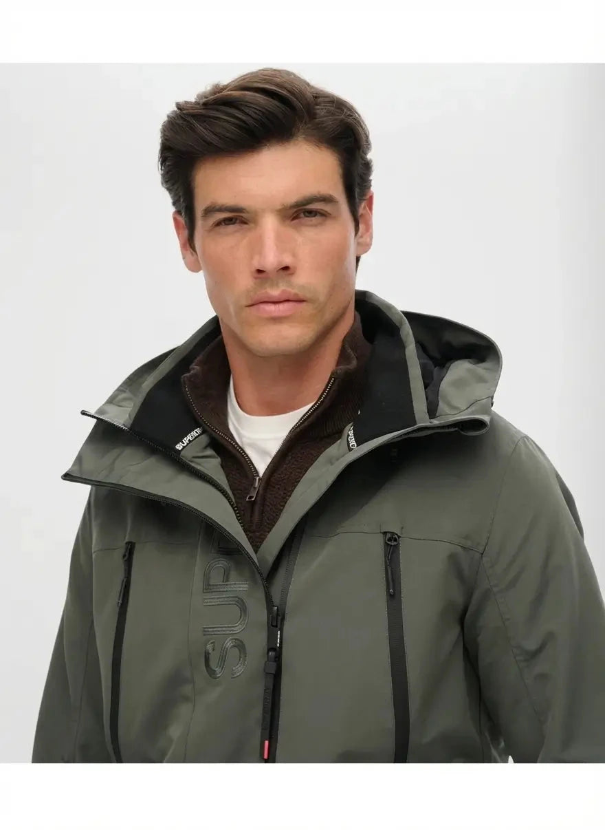 Superdry Hood Ultimate Dark Dull Charcoal Windbreaker - Subwear