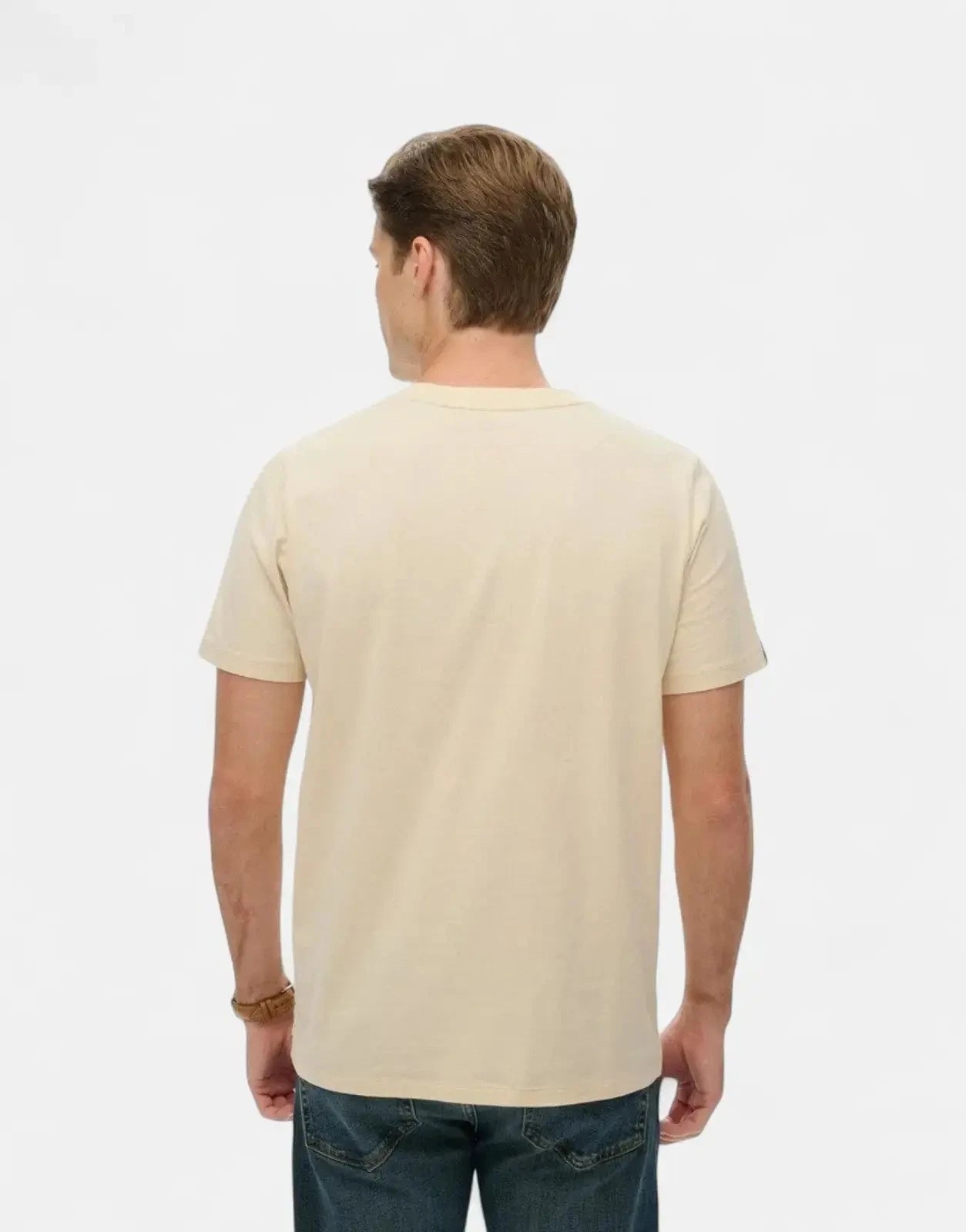 Superdry Lo-Fi Outdoors Oatmeal Beige Relaxed T-Shirt - Subwear
