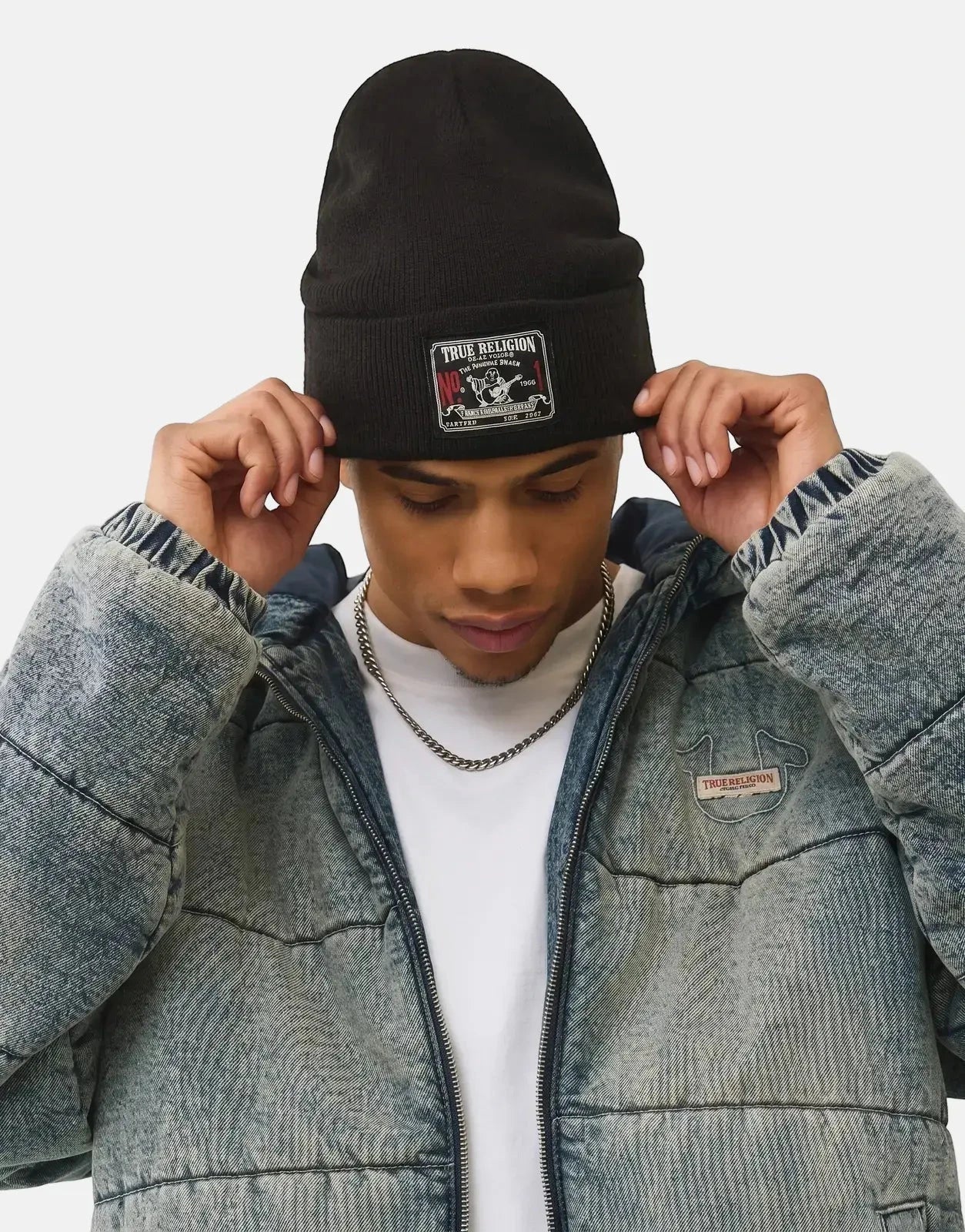 True Religion Concert Patch Beanie - Subwear
