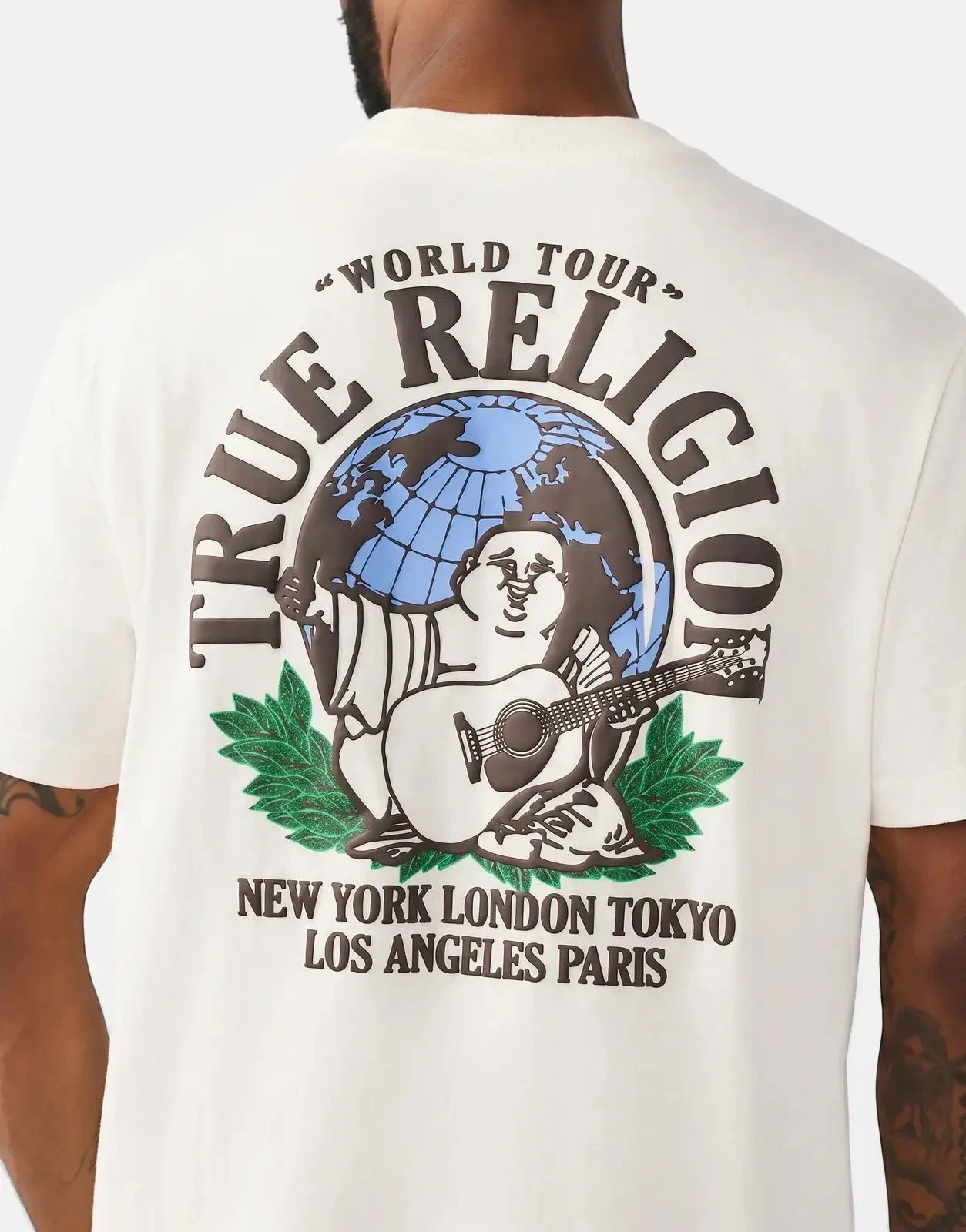 True Religion True Earth T-Shirt Winter White - Subwear