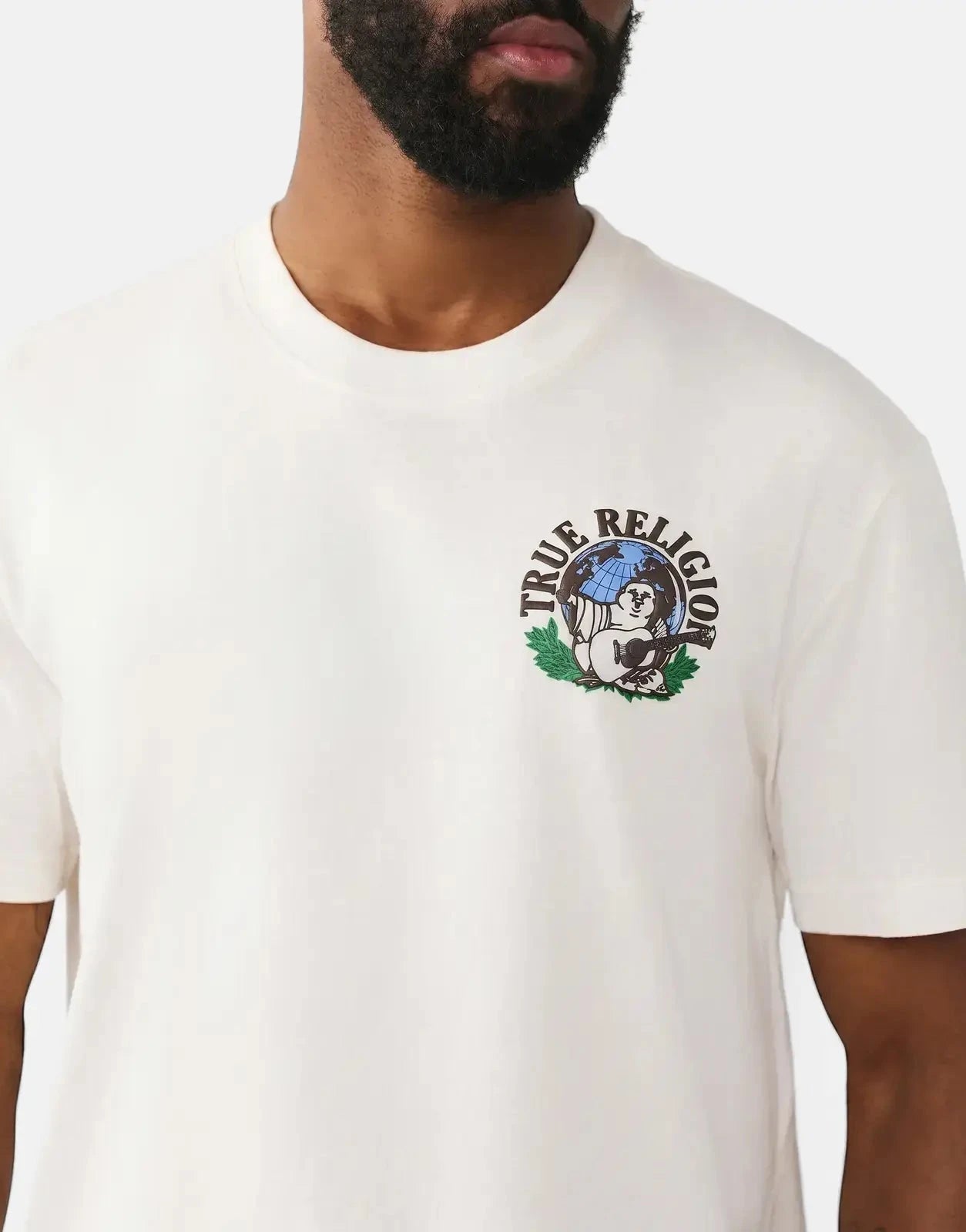 True Religion True Earth T-Shirt Winter White - Subwear