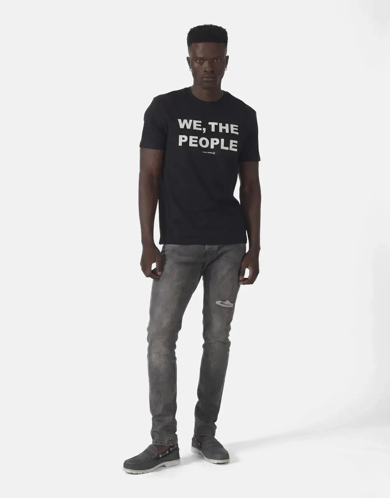 TSHEPO We The People Black T-Shirt - Subwear