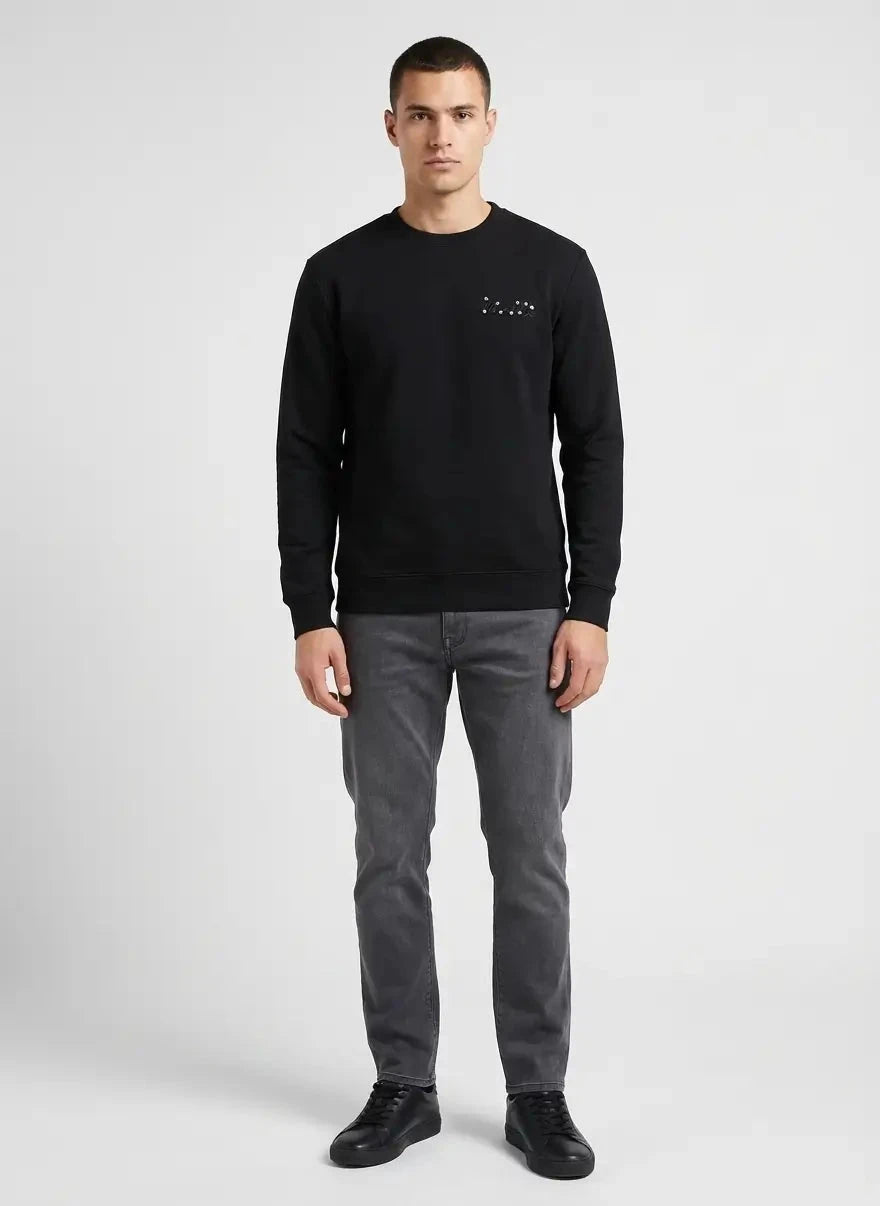 Vialli Black Maestro Sweatshirt - Subwear