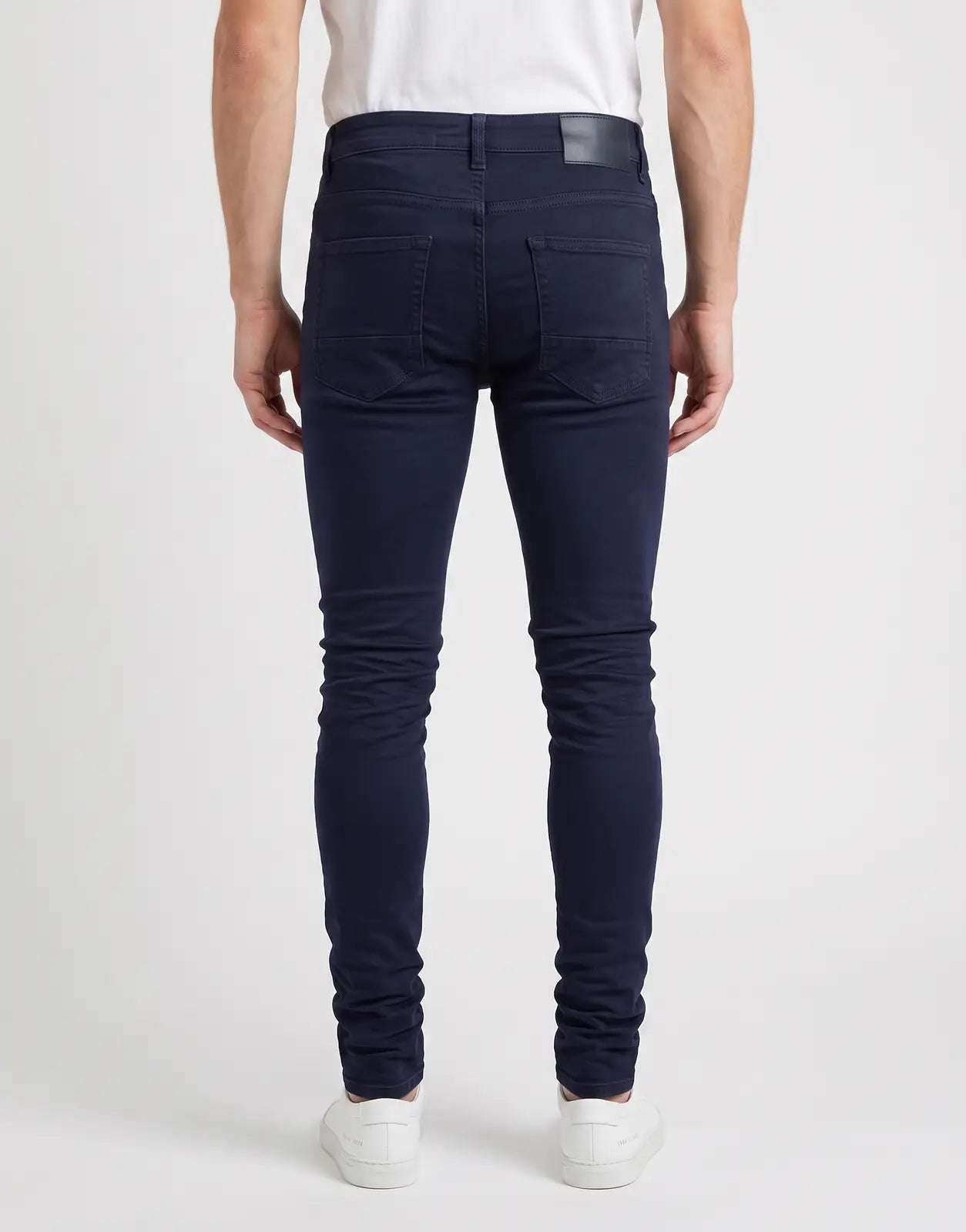 Vialli Gazoom Ultra Blue Jeans in deep navy with back pockets and slim fit for versatile everyday wear.