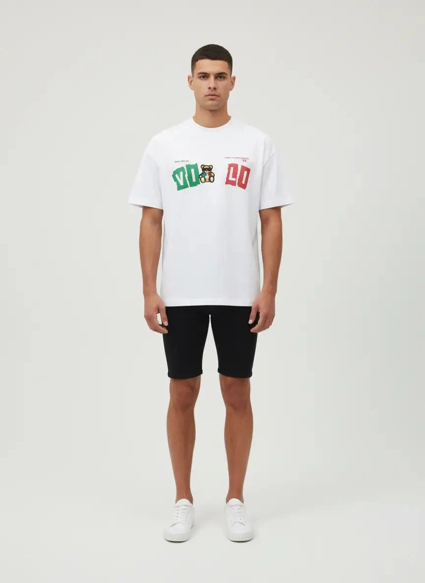 Vialli Lanny White T-Shirt - Subwear