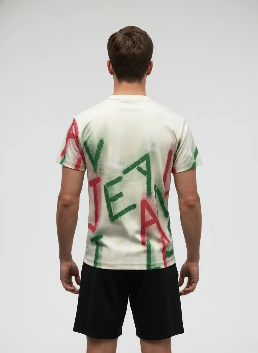 Vialli Letters Cream T-Shirt - Subwear
