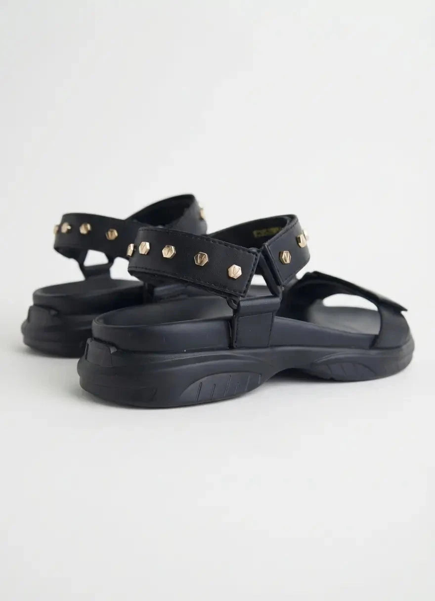Vialli Successor Black Sandals - Subwear