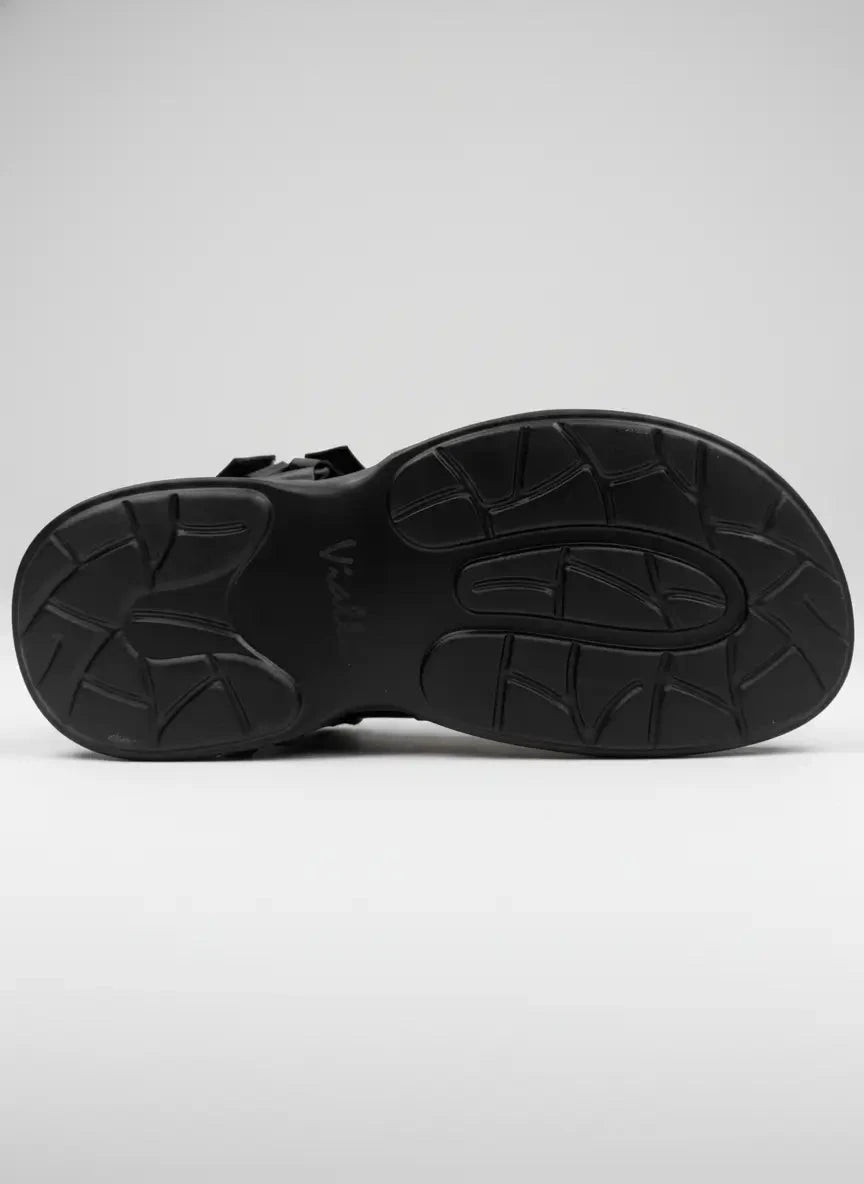 Vialli Successor Black Sandals - Subwear