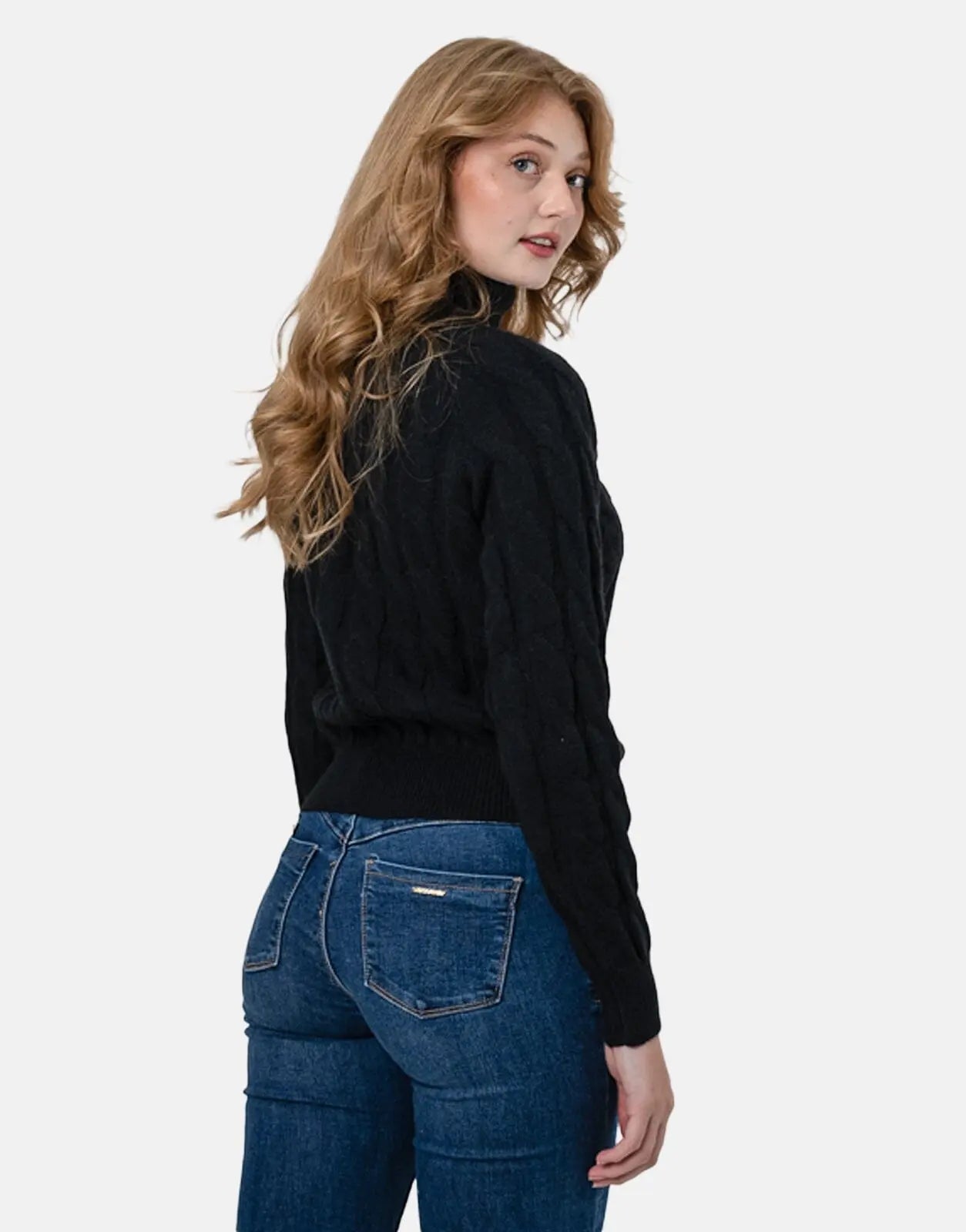 Sissy Boy Chunky Knit Poloneck Sweatshirt - Subwear