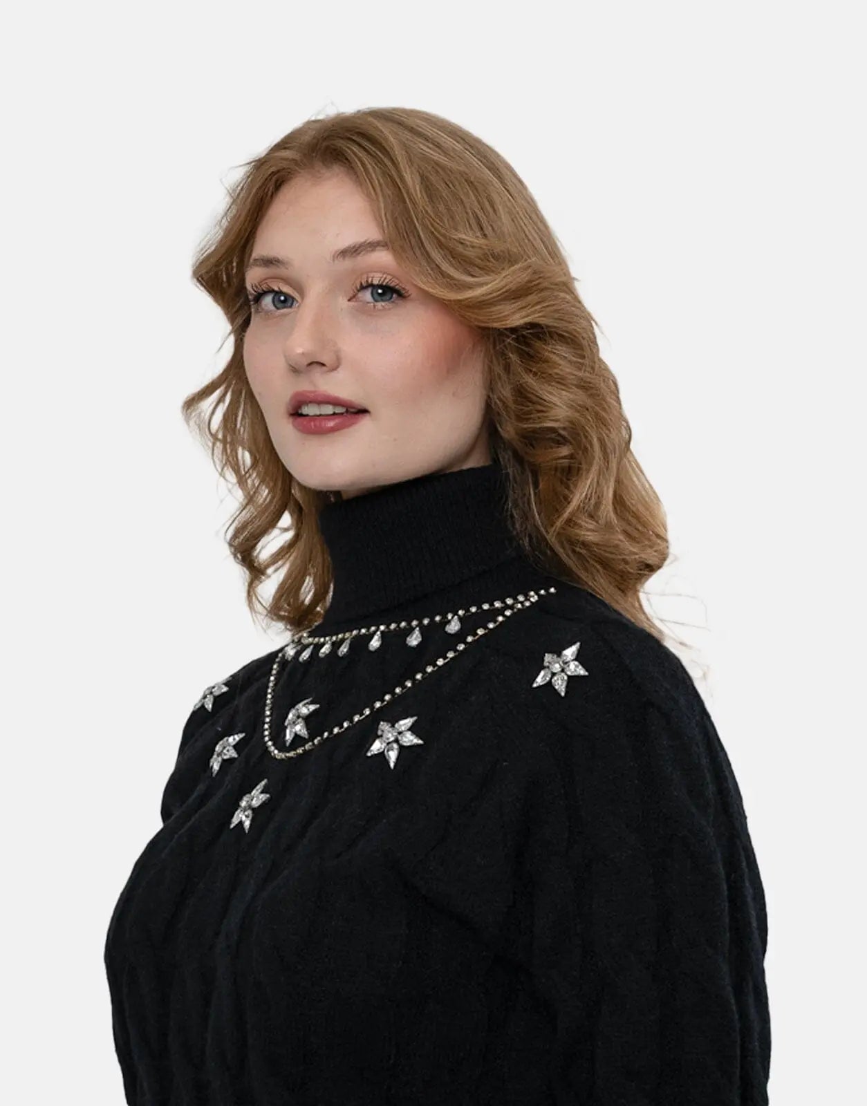 Sissy Boy Chunky Knit Poloneck Sweatshirt - Subwear