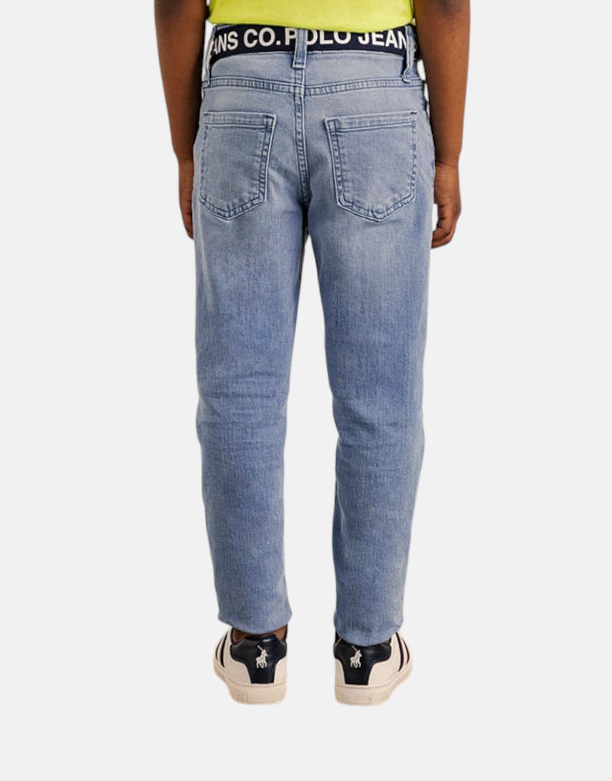 Polo Boys Jude Belted Slim Jeans Medium Wash - Subwear