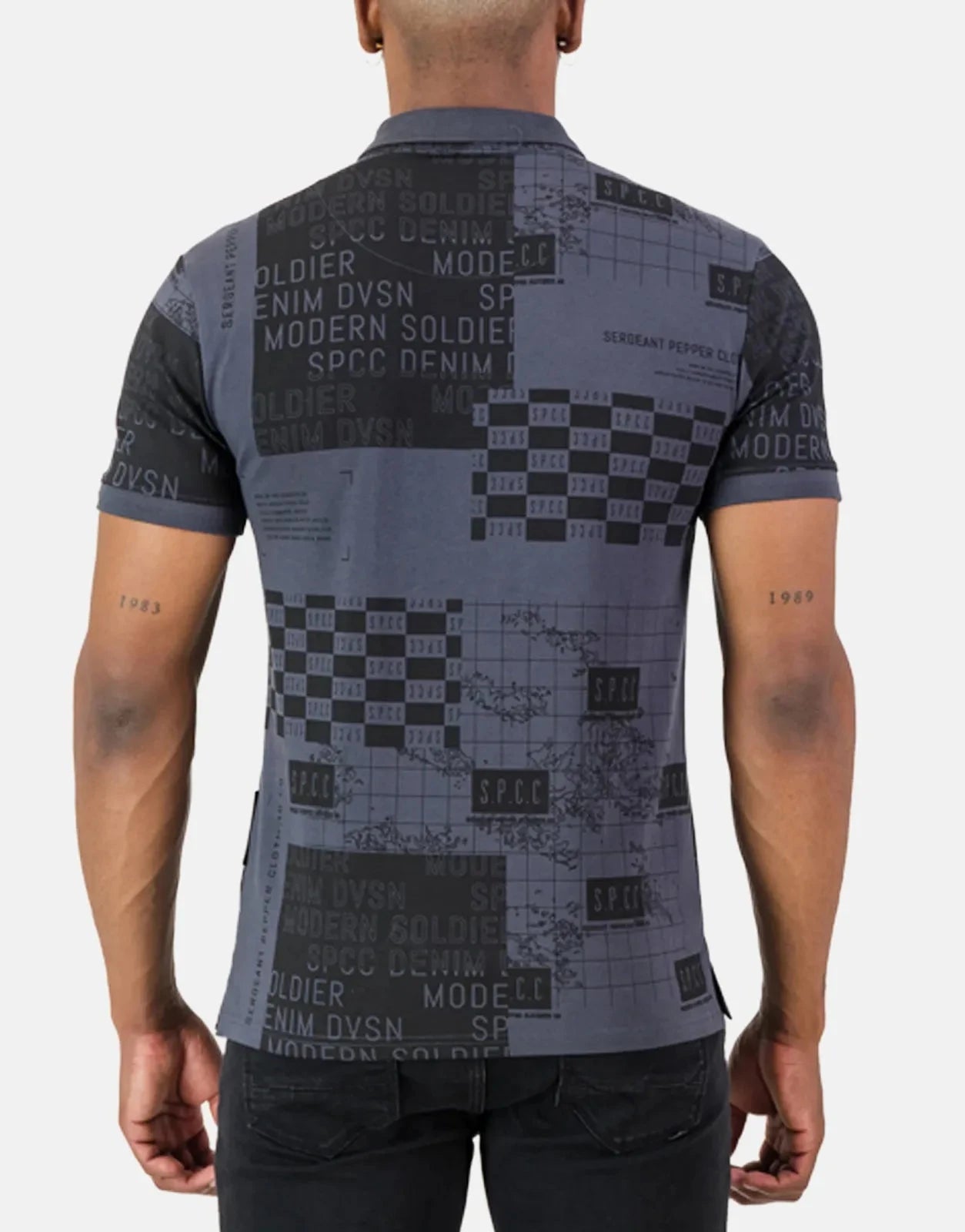 SPCC Cantrell Charcoal Polo Shirt - Subwear