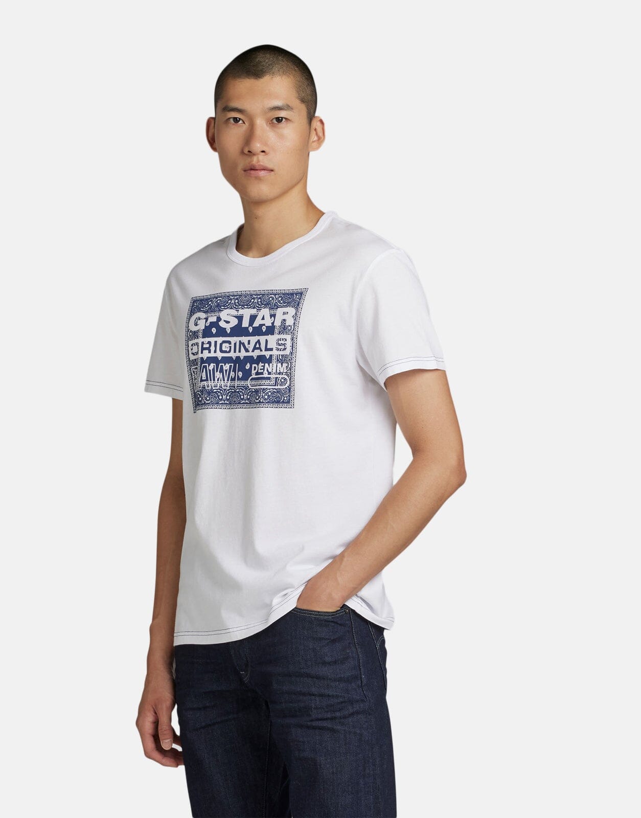 Bandana White T-Shirt | Subwear
