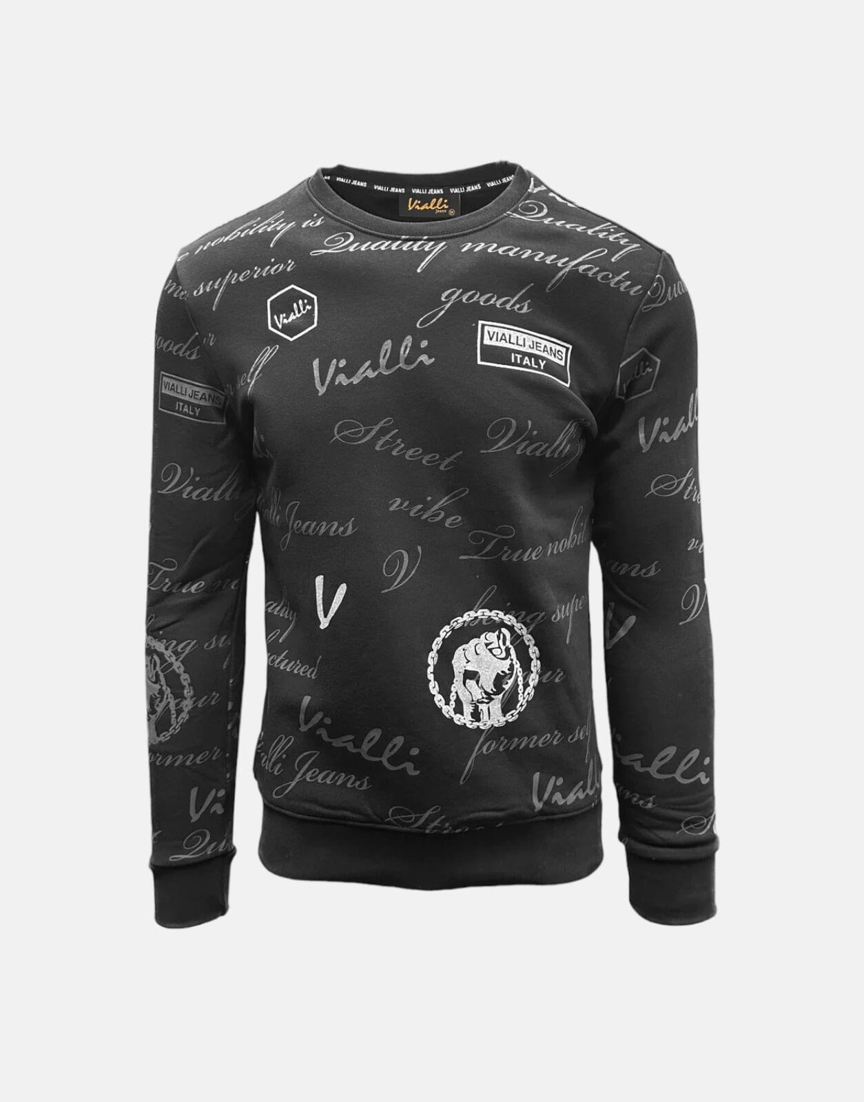 Vialli Dreamer Black Sweater – Subwear