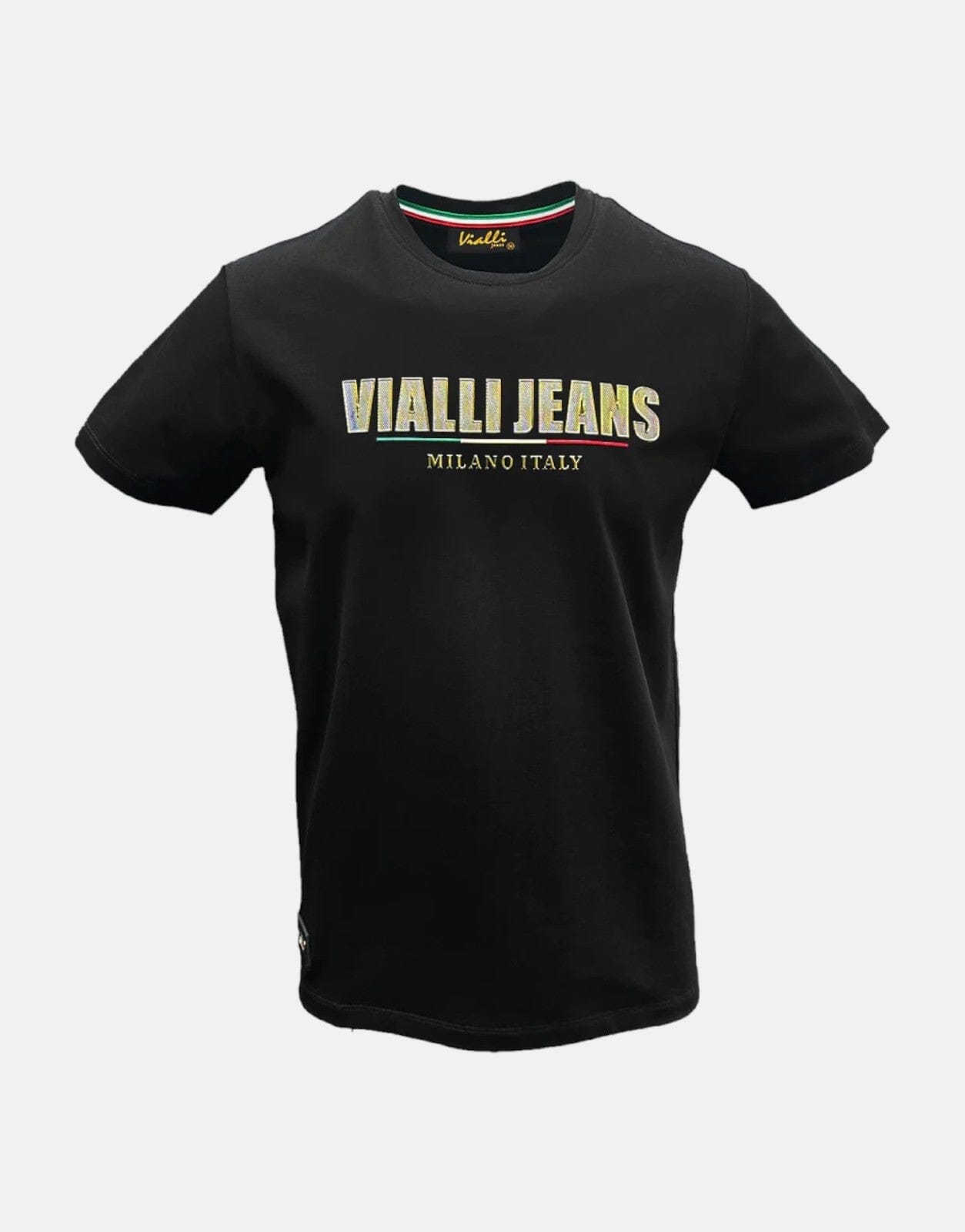 Vialli Fambani Black T-Shirt Vialli