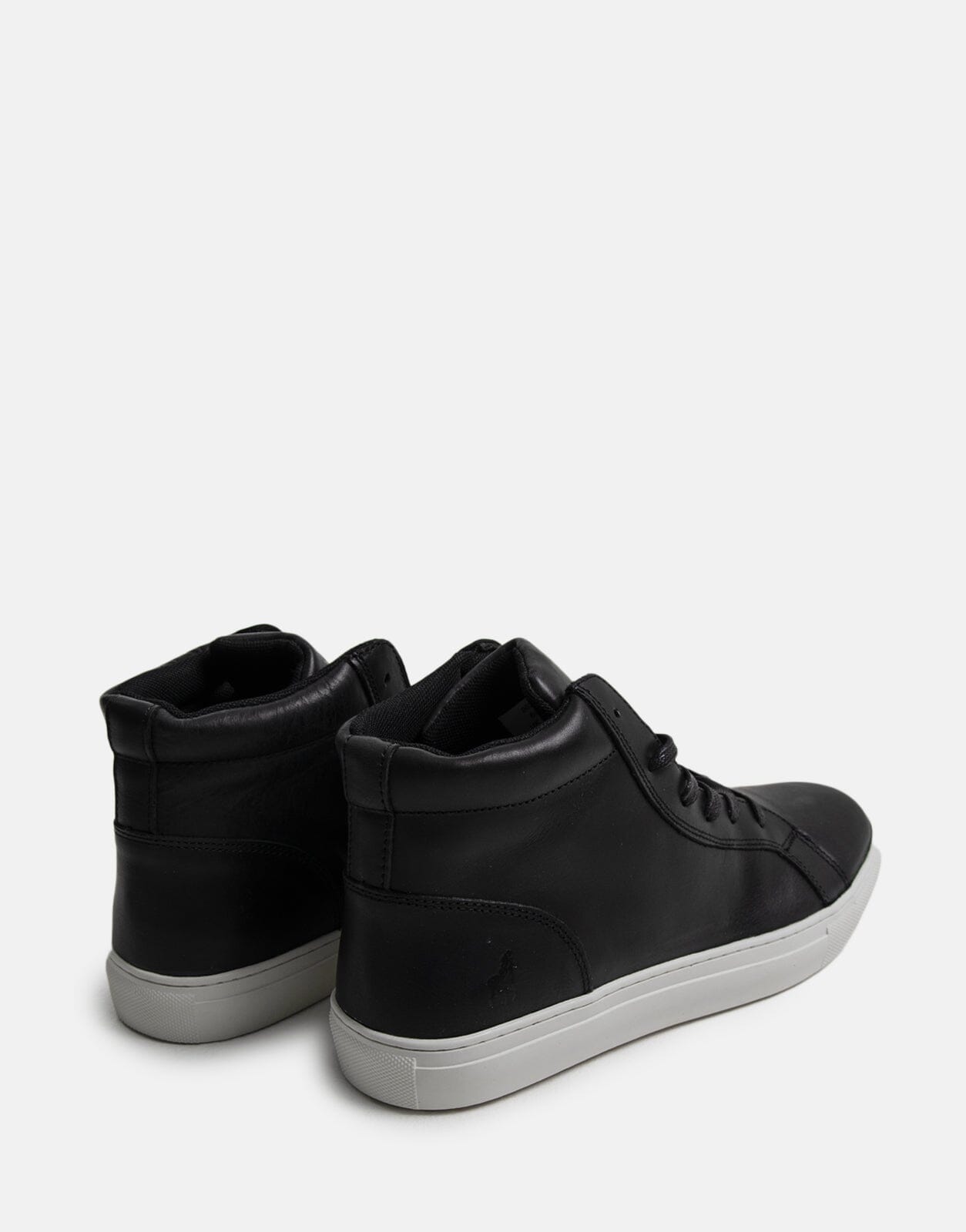 Polo Basic High Top Black Sneakers - Subwear