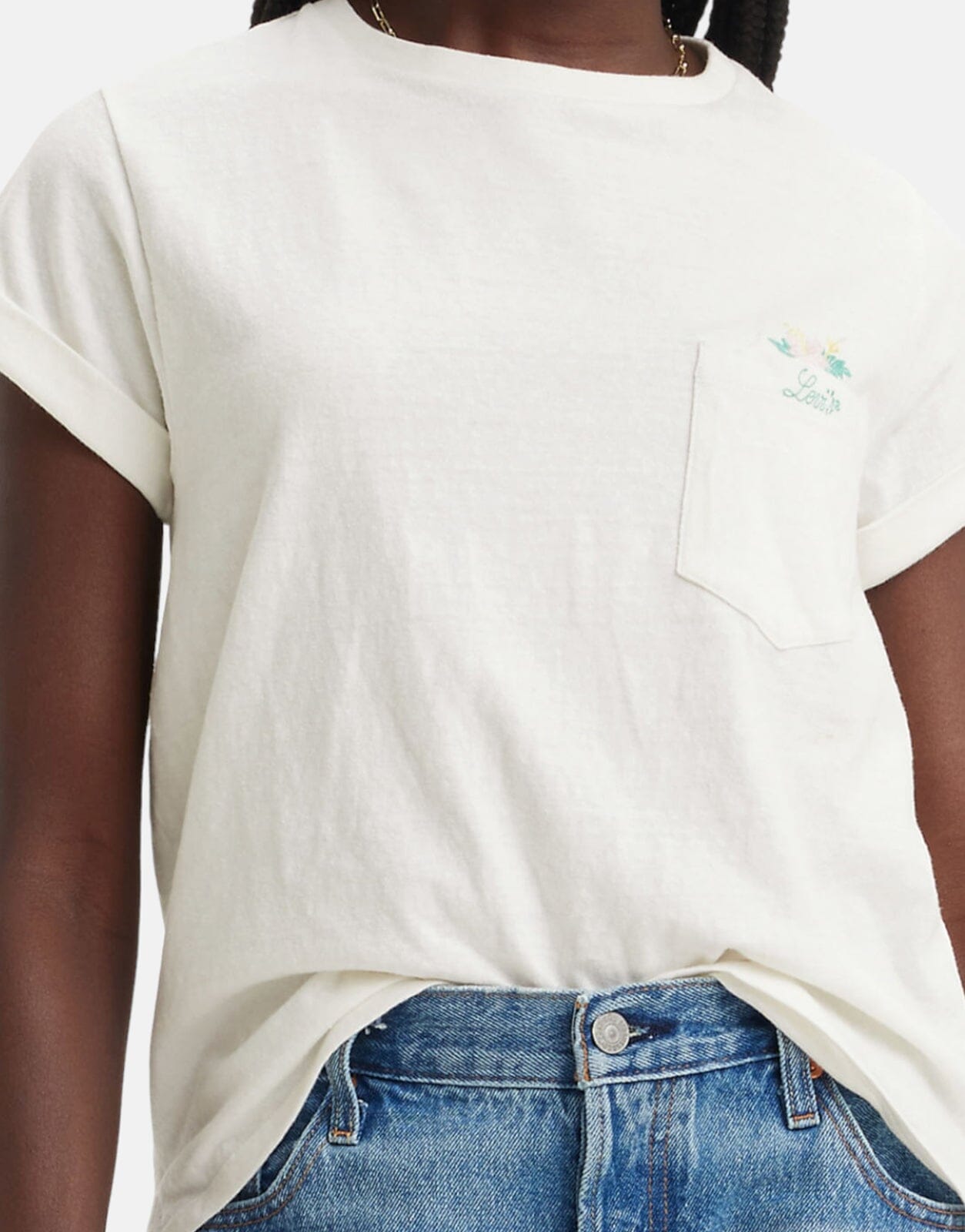 Levi's Margot Hibiscus Pocket T-Shirt - Subwear