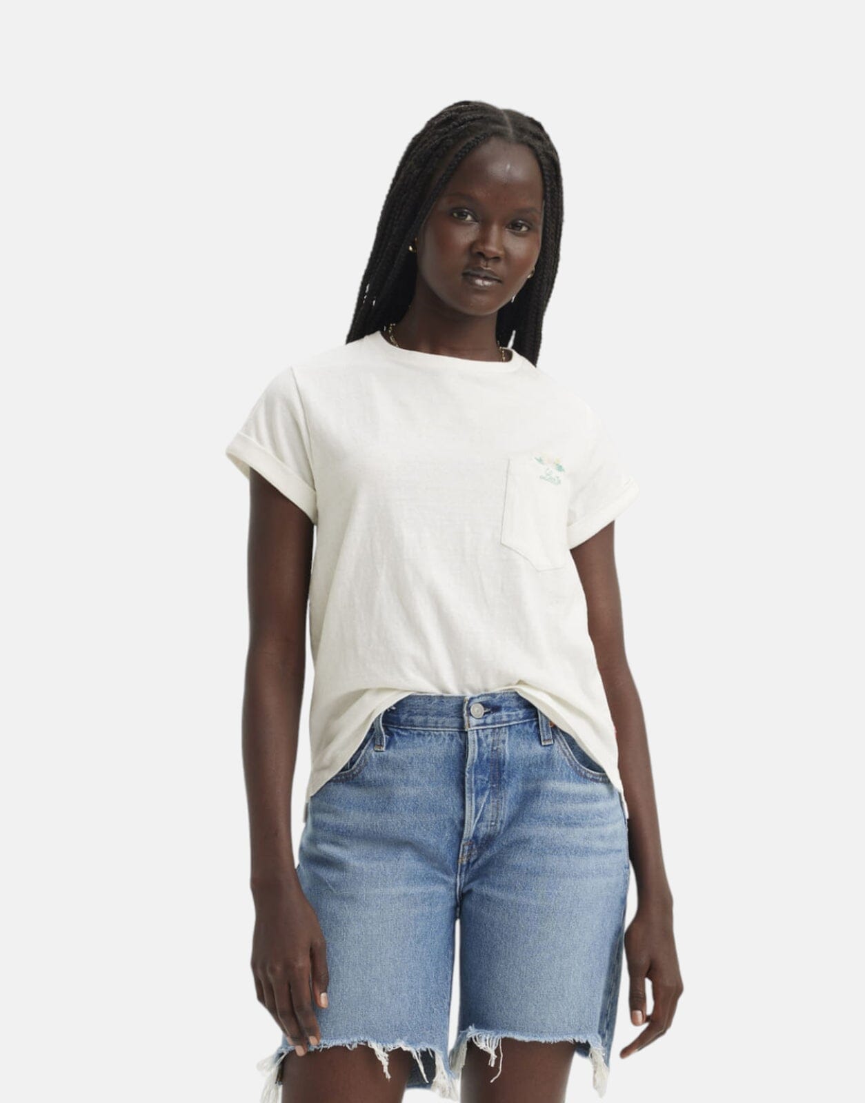 Levi's Margot Hibiscus Pocket T-Shirt - Subwear