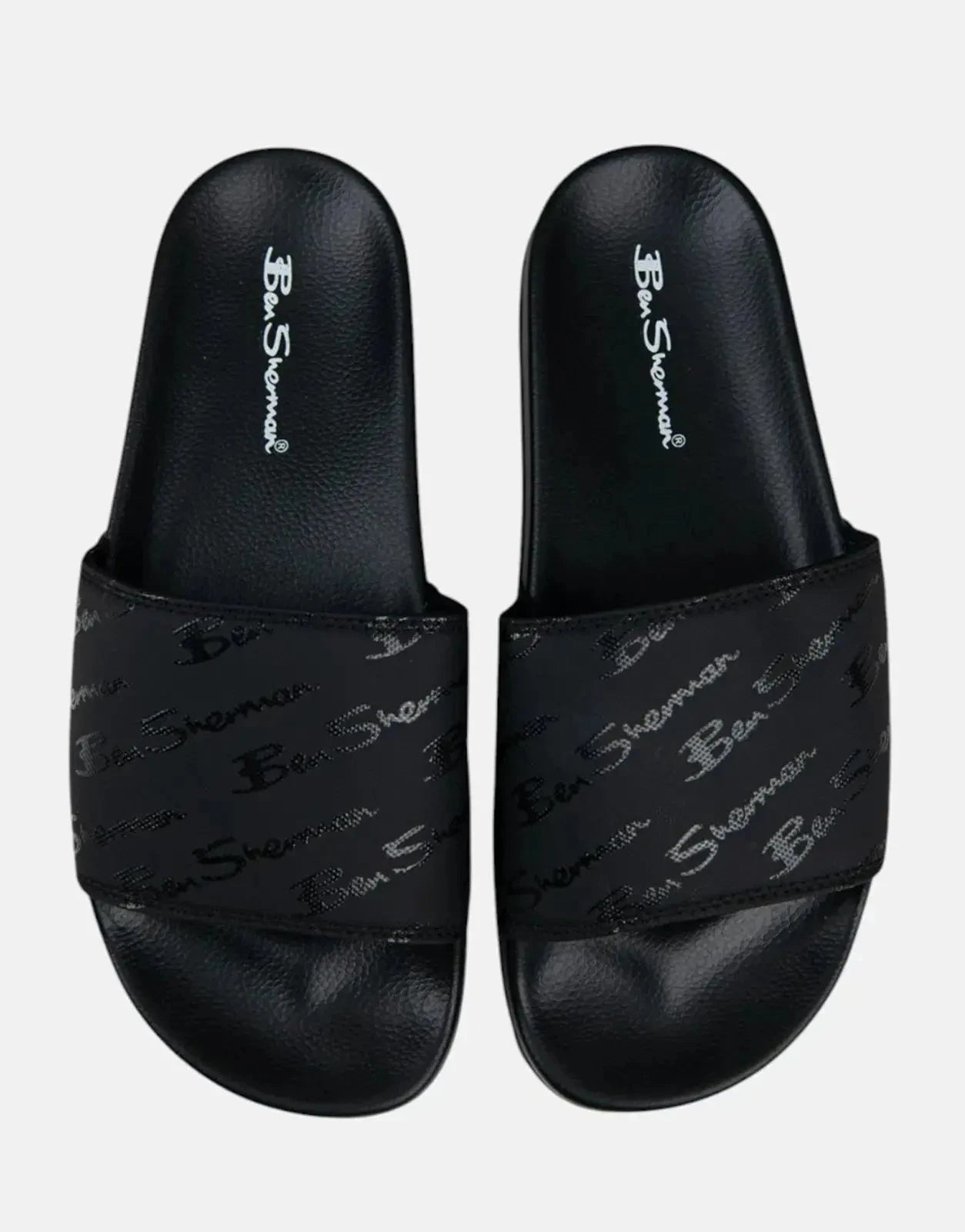 Ben Sherman Black Slides - Subwear