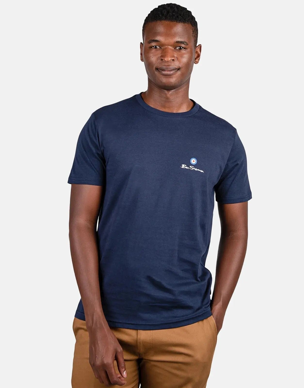 Ben Sherman Blue Target Print T-Shirt - Subwear