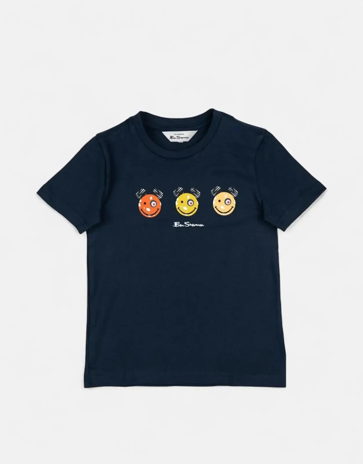 Ben Sherman Boys Happy Bears Navy T-Shirt - Subwear